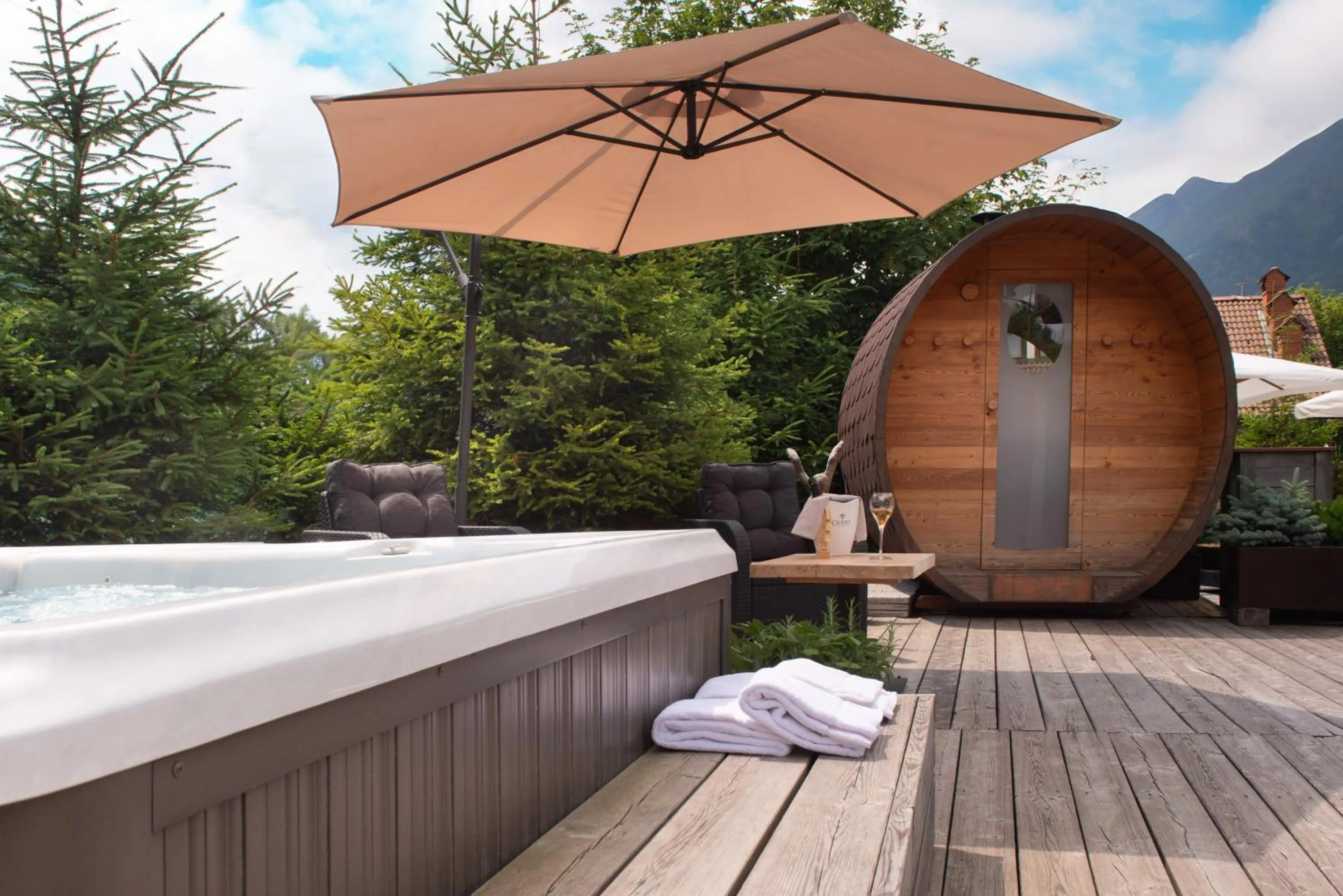 Garden in Alpen Chalet - Charme Mountain Hotel -