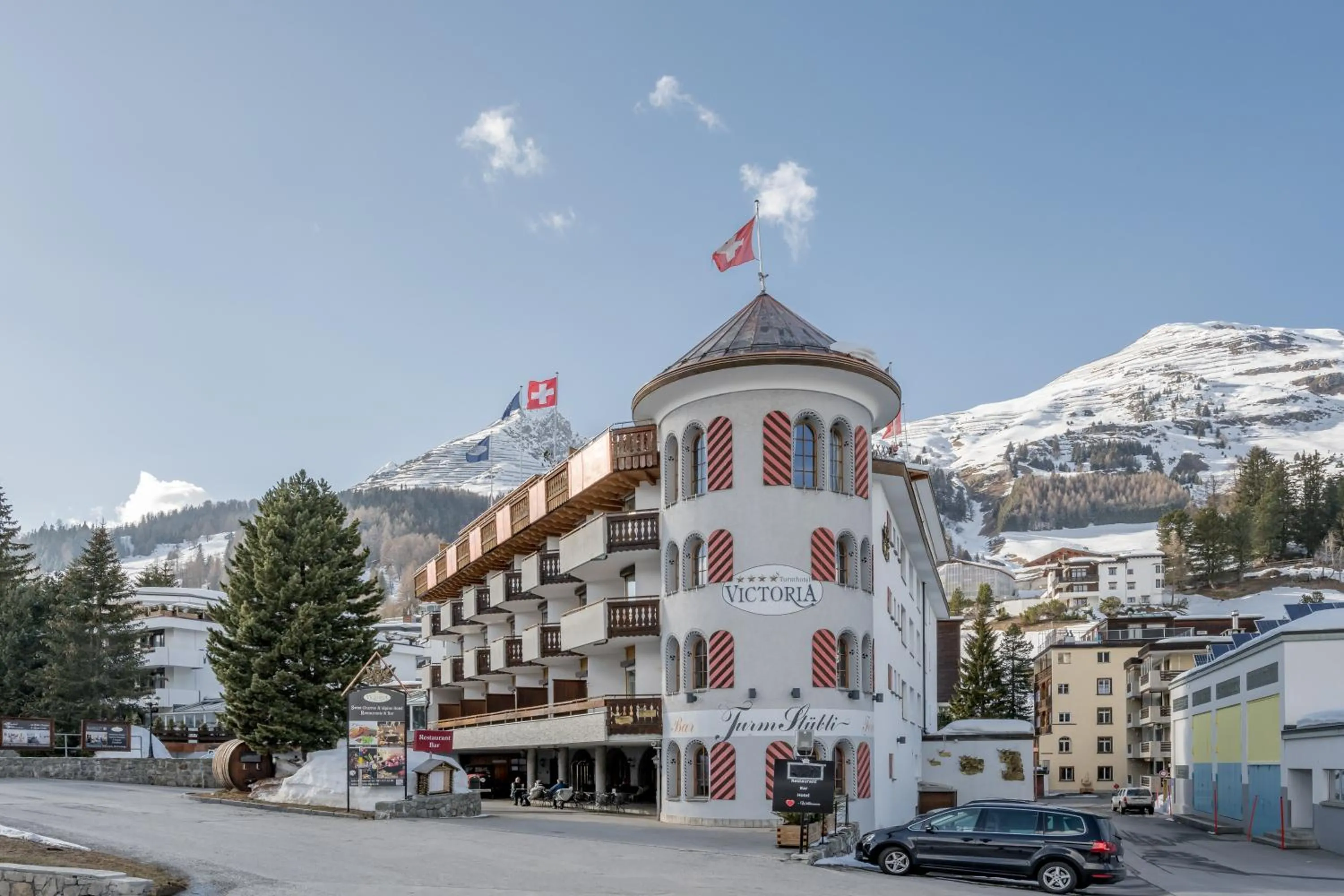 Property building in Turmhotel Victoria Davos