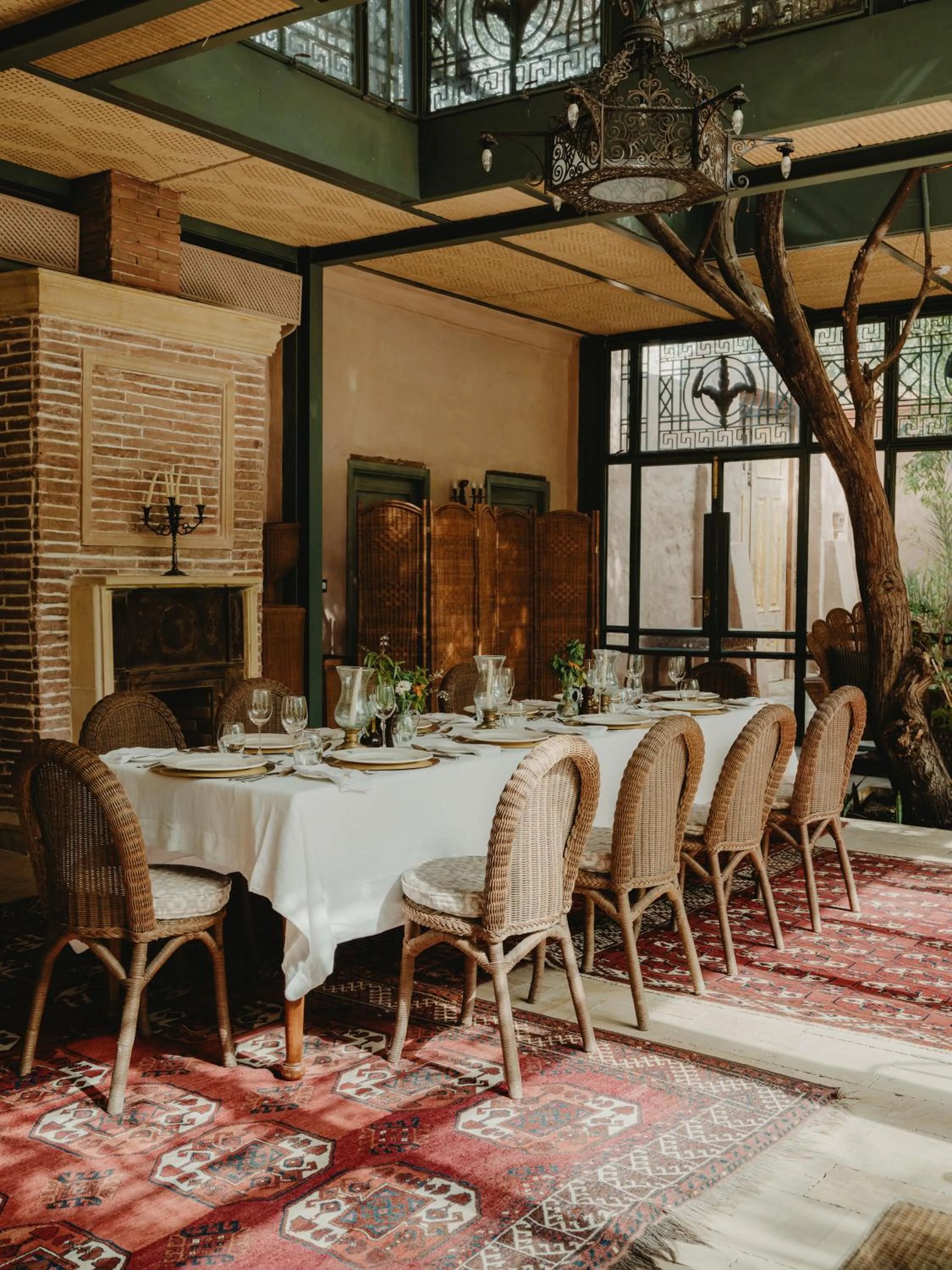 Garden in Al Moudira Hotel