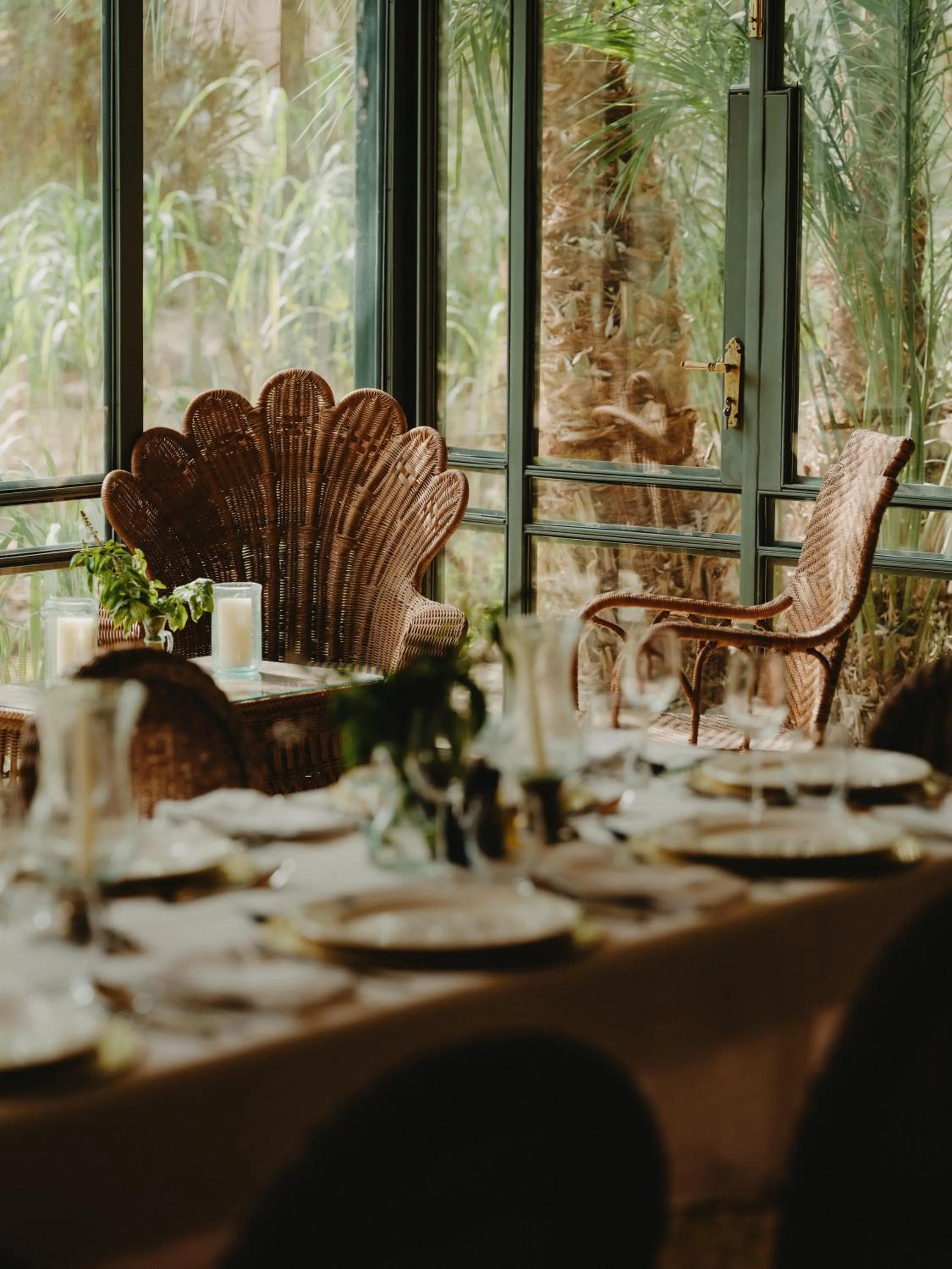 Garden in Al Moudira Hotel