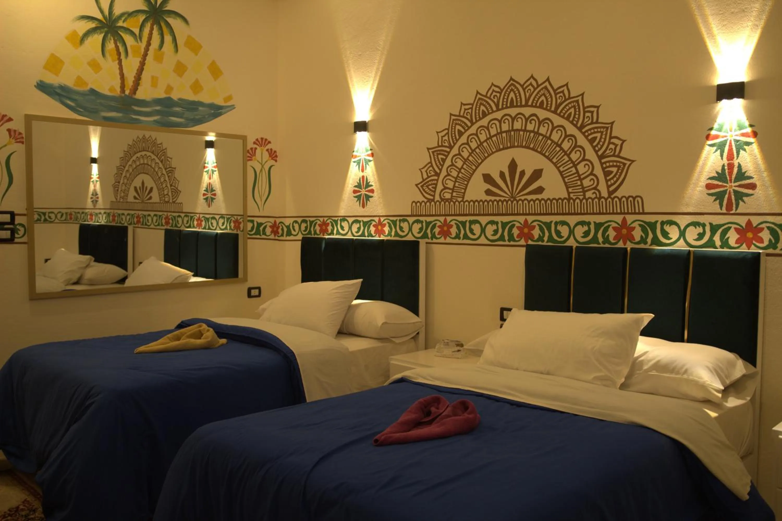 Bed in Al Baeirat Hotel