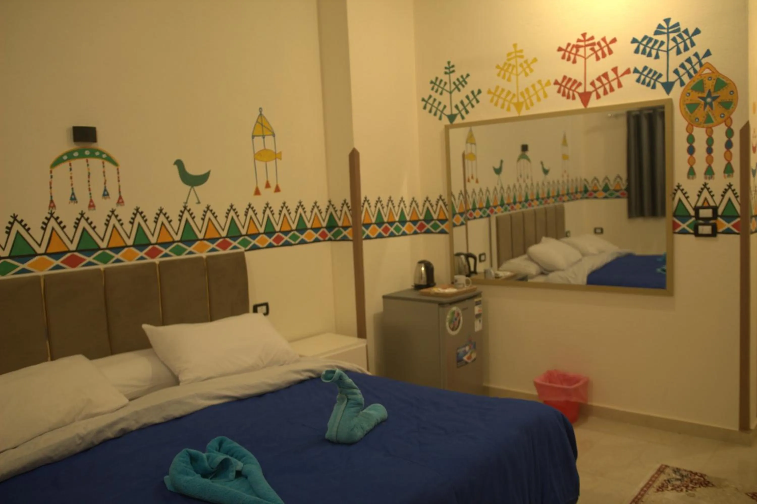 Bed in Al Baeirat Hotel