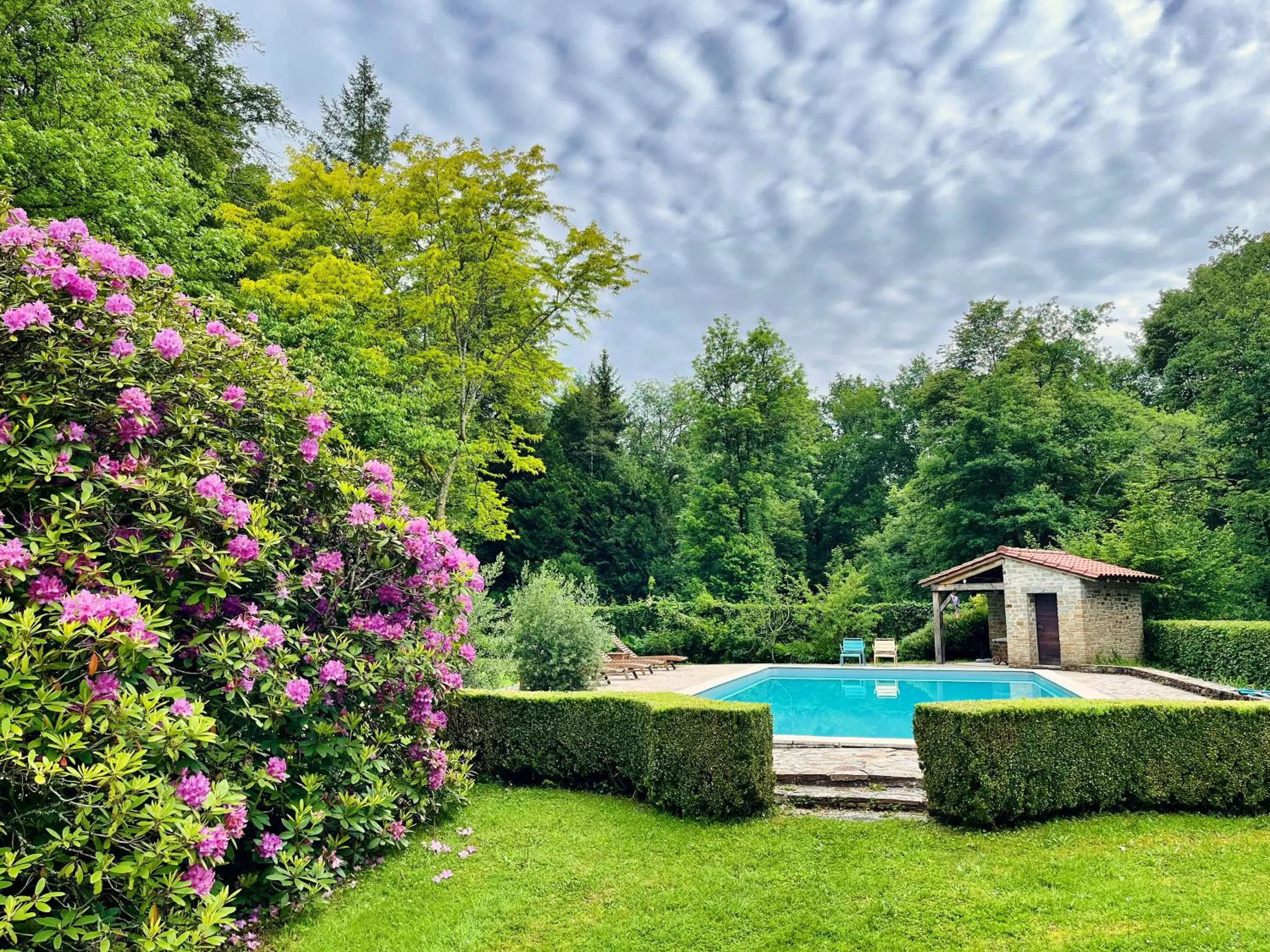 Swimming pool in Domaine de La Brugere