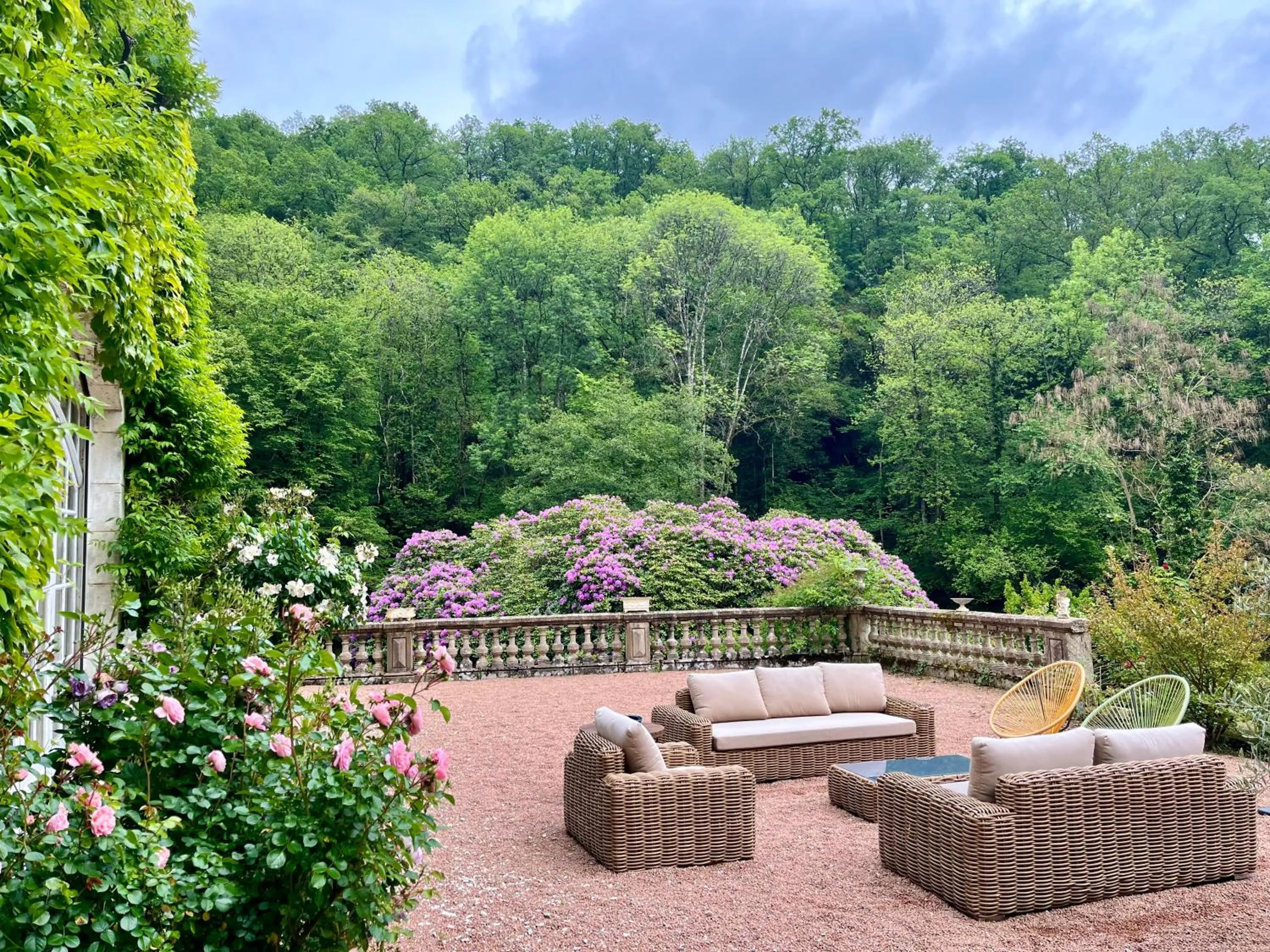 Patio in Domaine de La Brugere