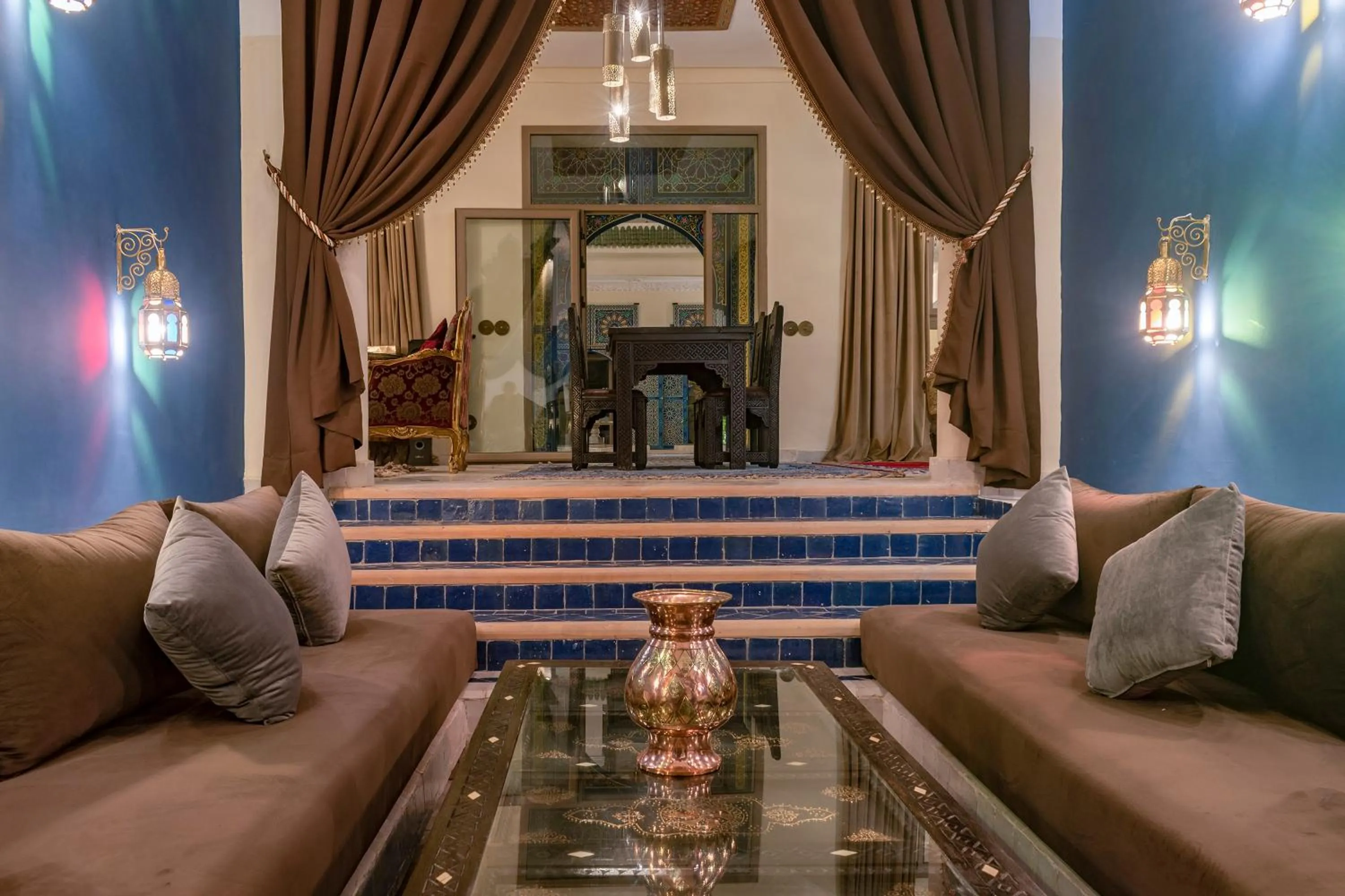 Living room in Palais Dar Si Aissa ALL-SUITES