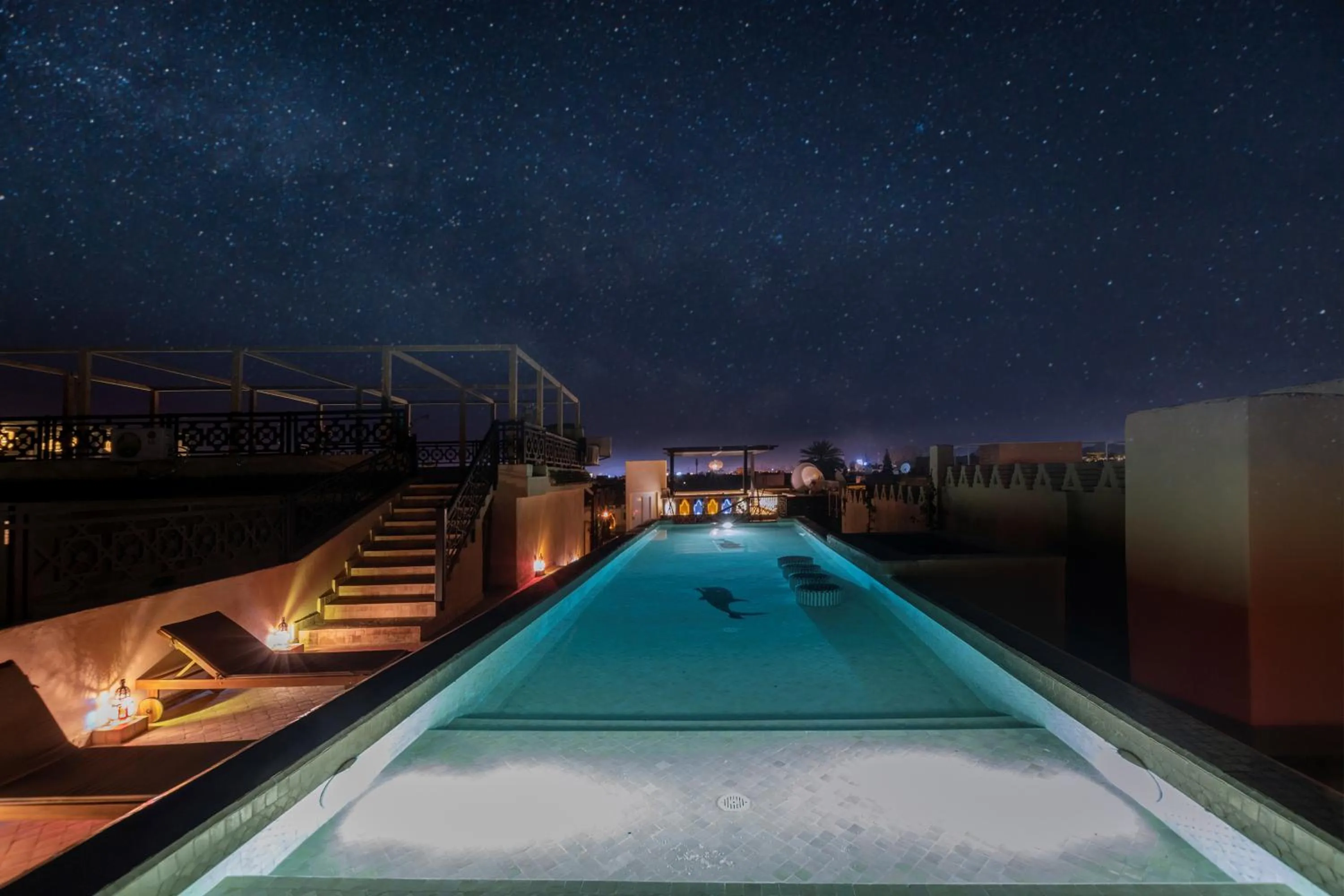 Swimming pool in Palais Dar Si Aissa ALL-SUITES