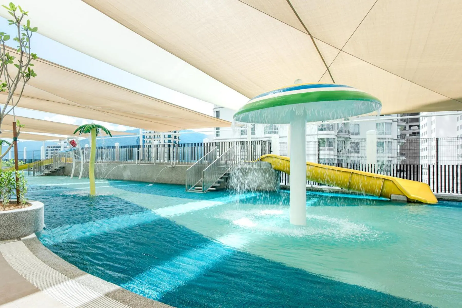 Swimming pool in Ascott Gurney Penang