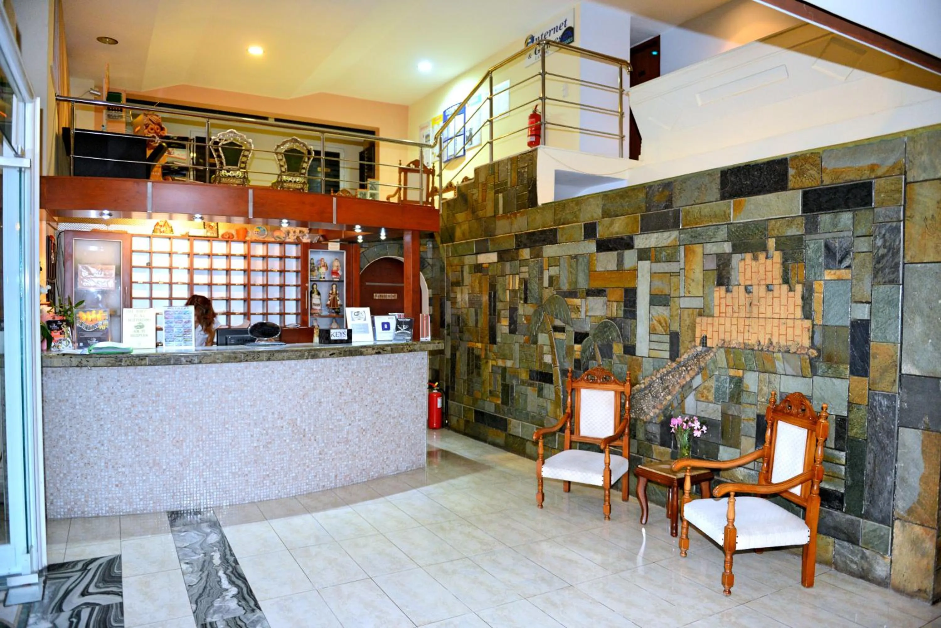 Lobby or reception in Panorama Hotel Apartments