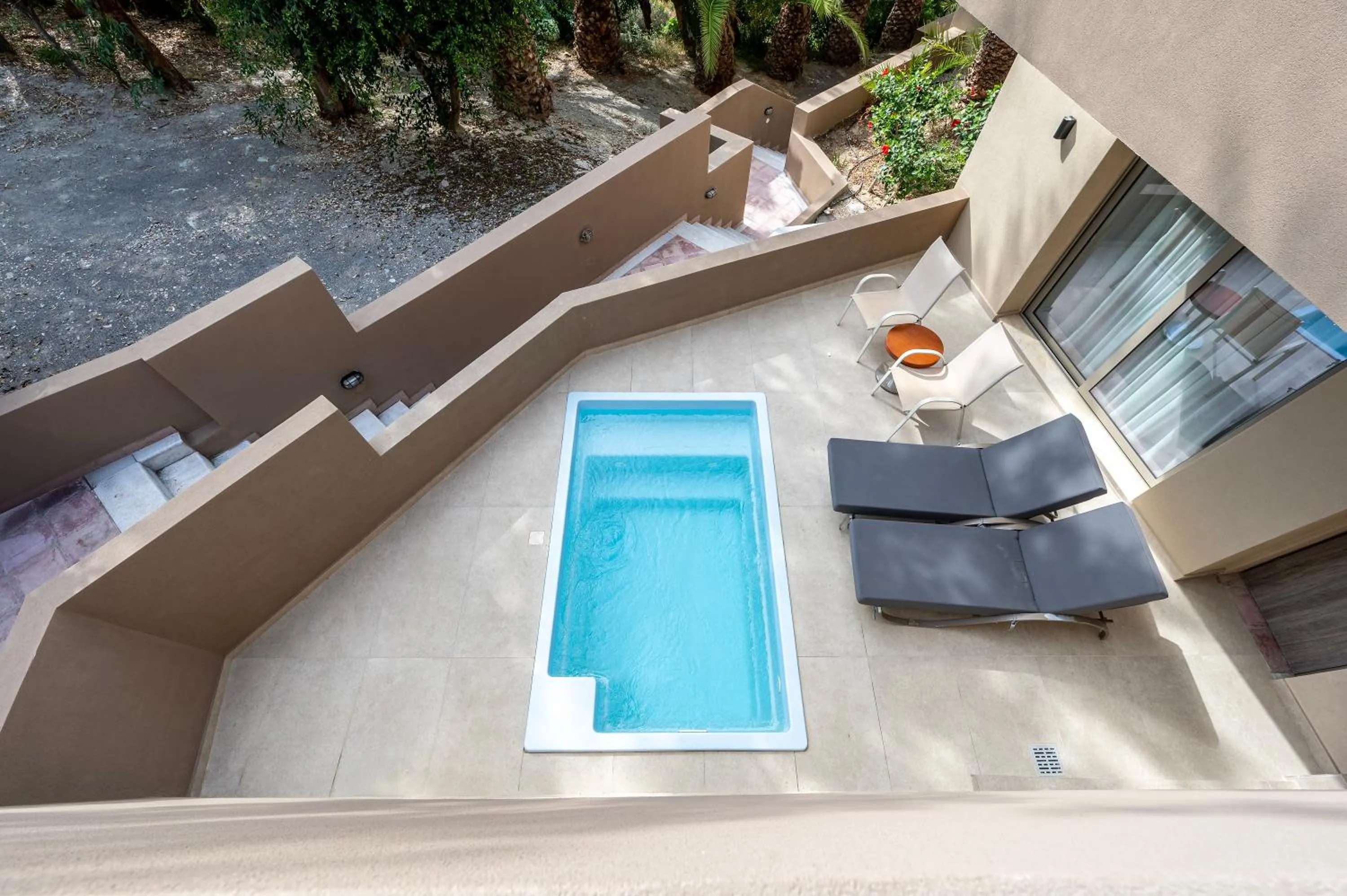 Patio in Athina Palace Resort & Spa