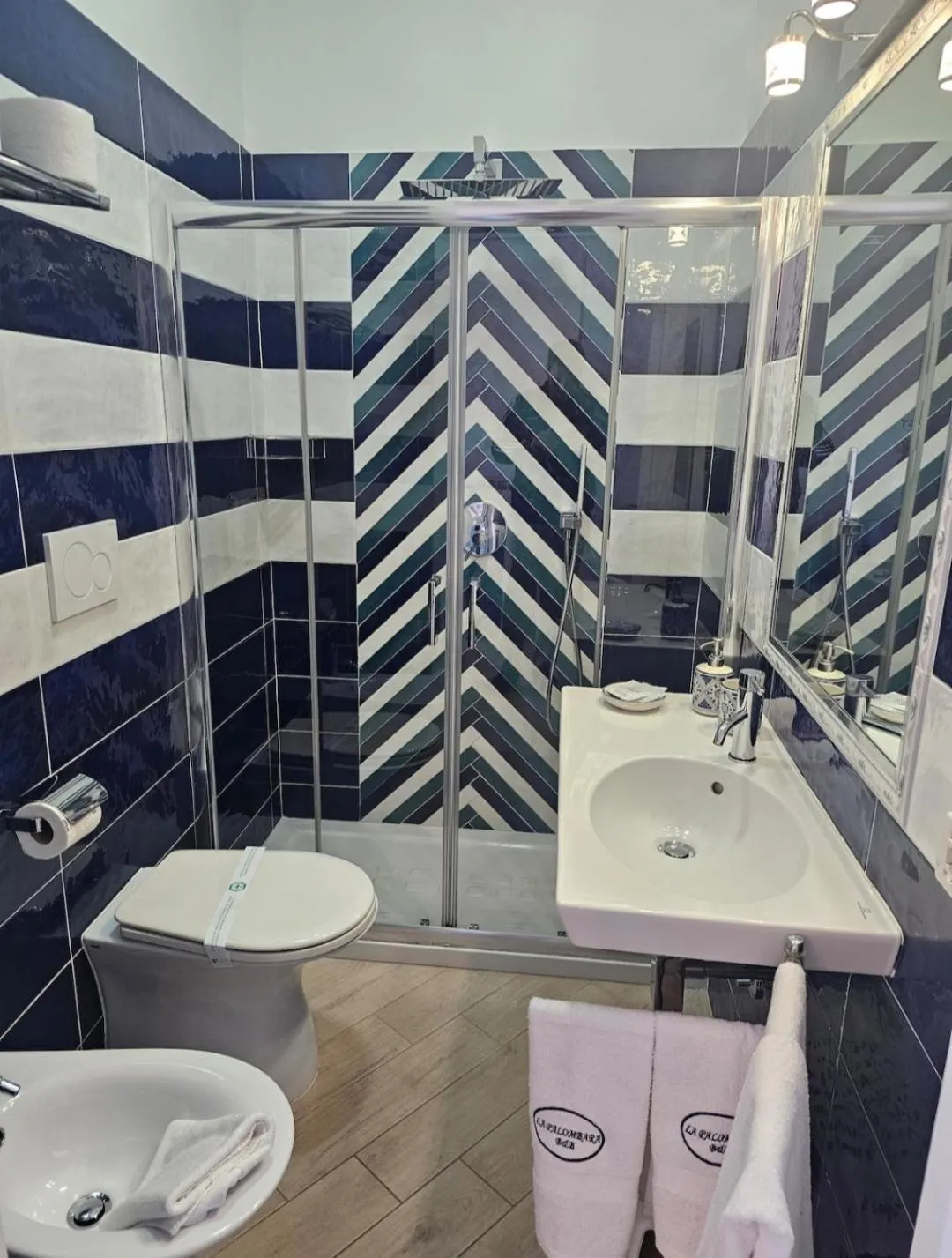 Toilet in La Palombara B&B