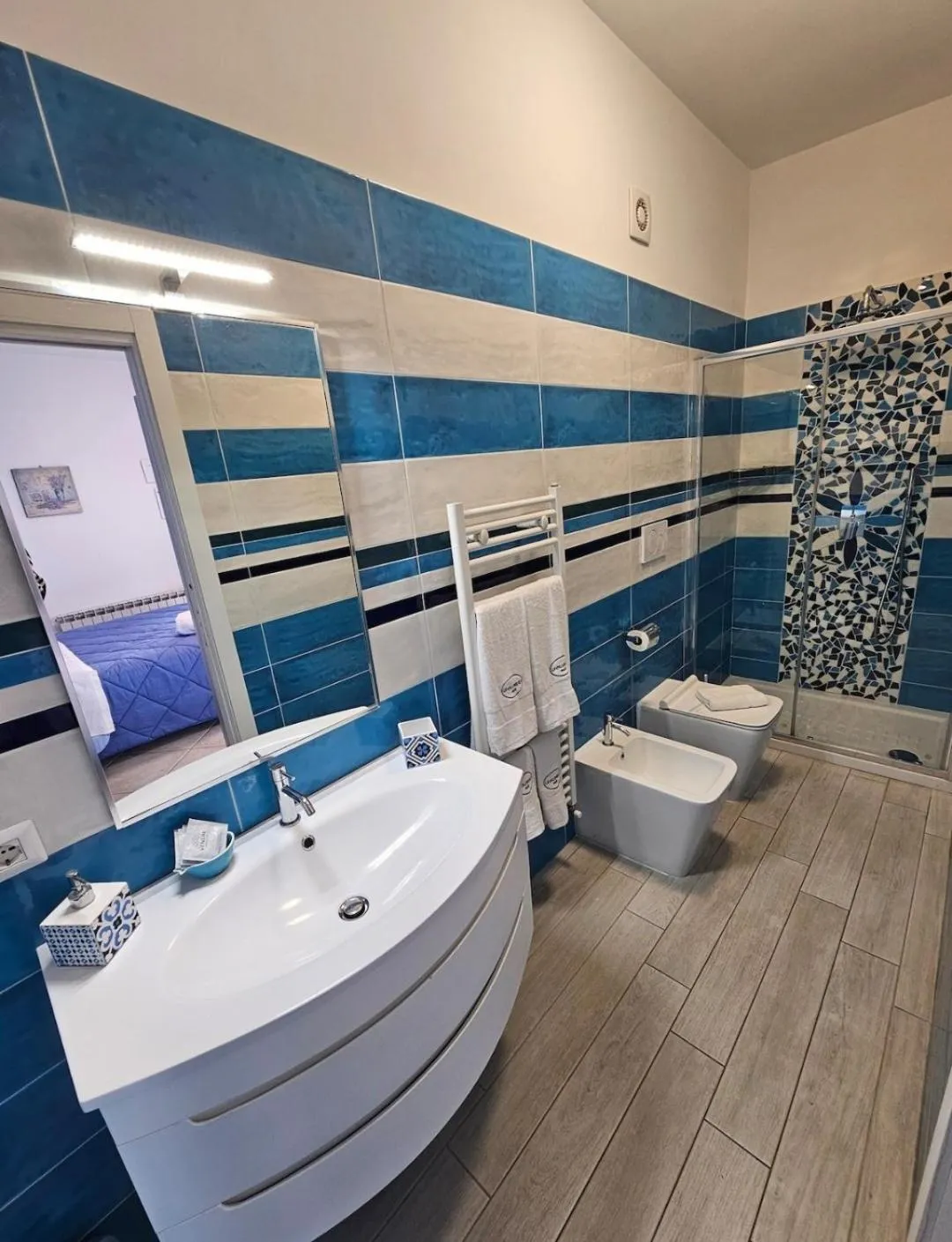 Toilet in La Palombara B&B