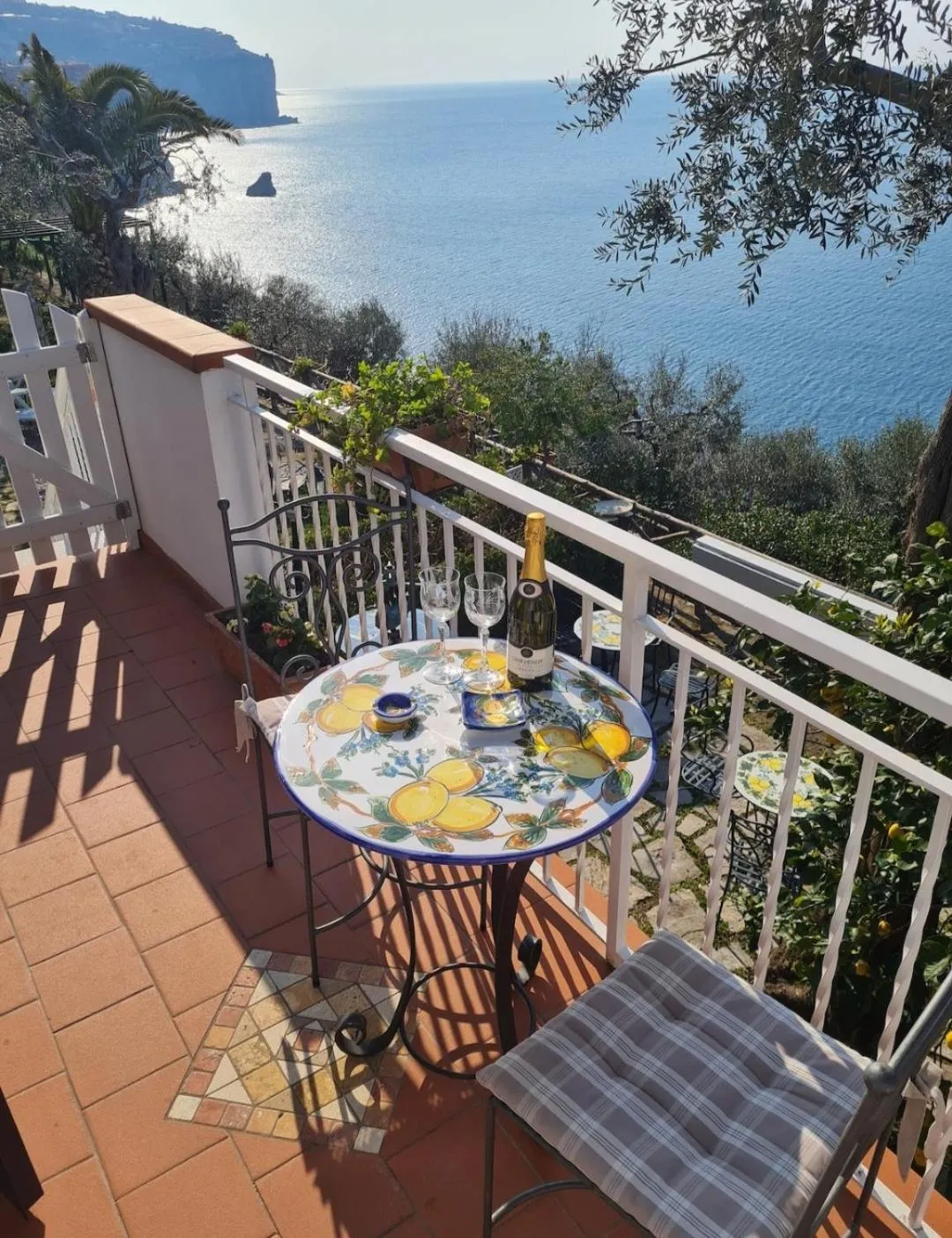 Garden view in La Palombara B&B