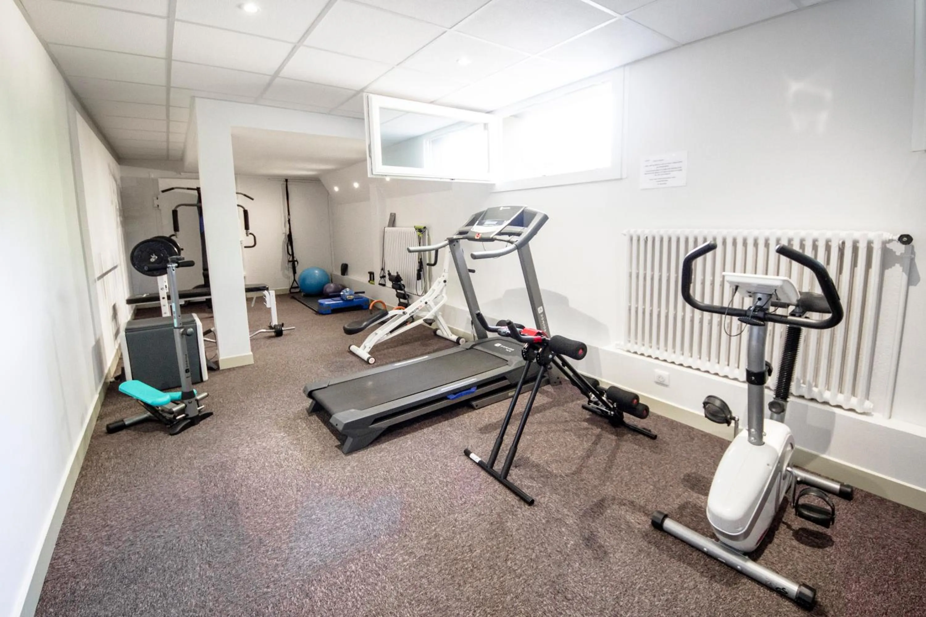 Fitness centre/facilities in Hotel De La Pommeraie