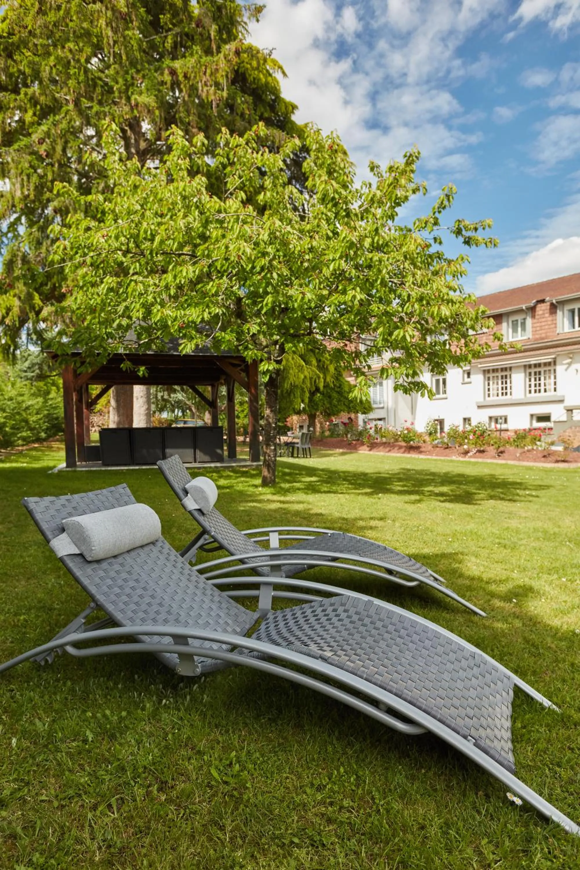 Garden in Hotel De La Pommeraie