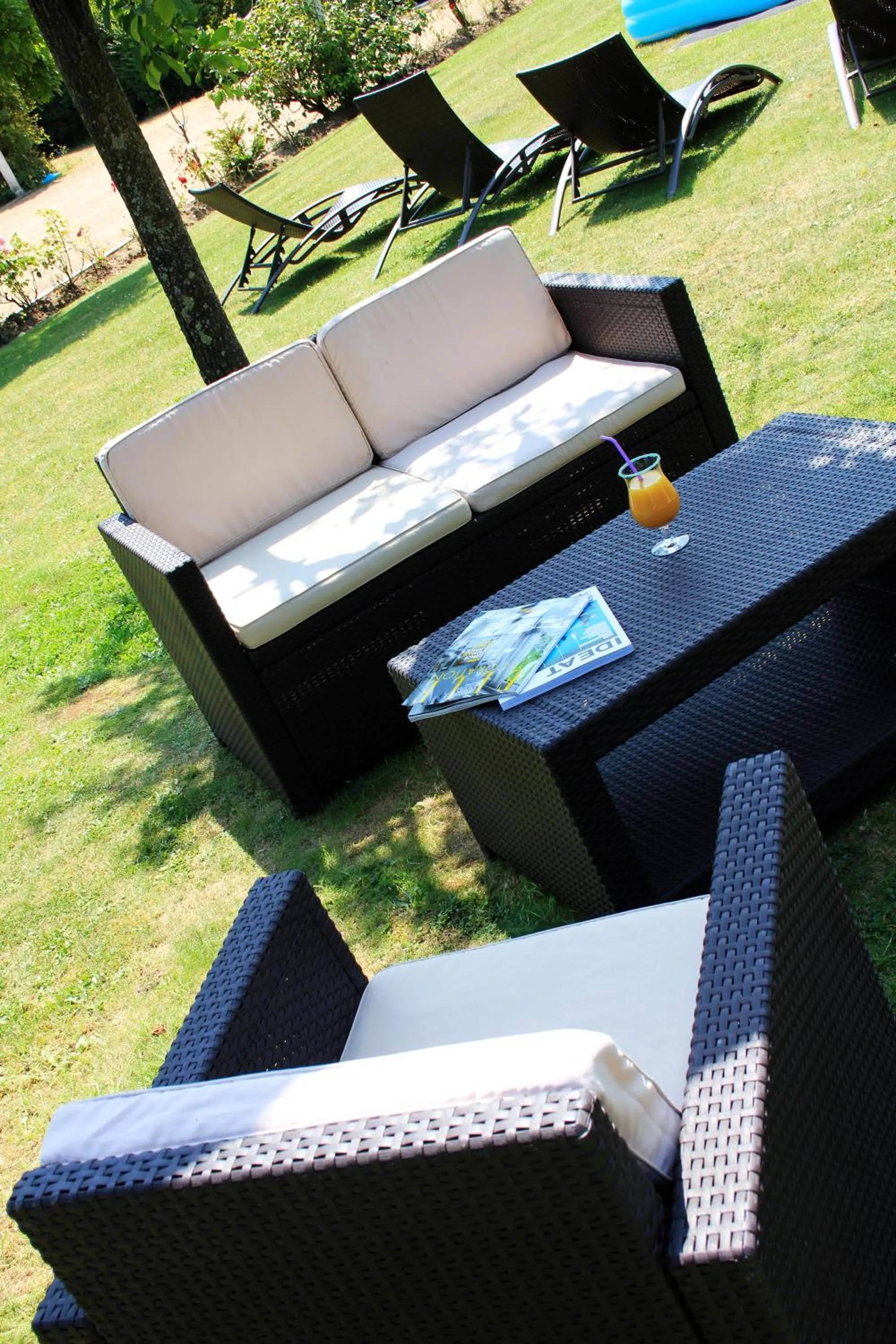 Garden in Hotel De La Pommeraie