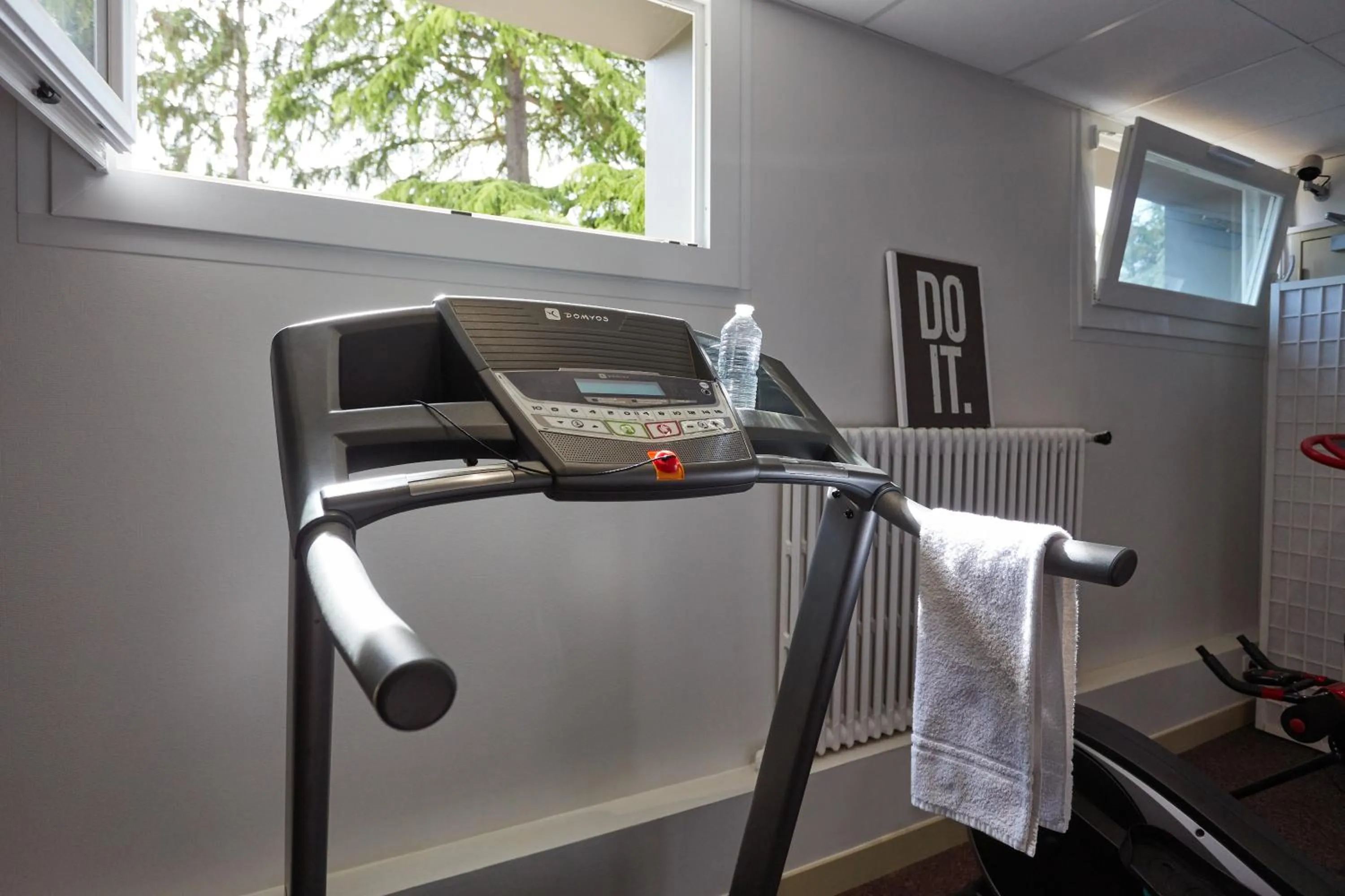 Fitness centre/facilities in Hotel De La Pommeraie