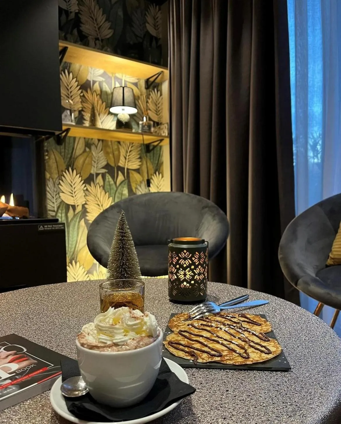 Living room in Hotel De La Pommeraie