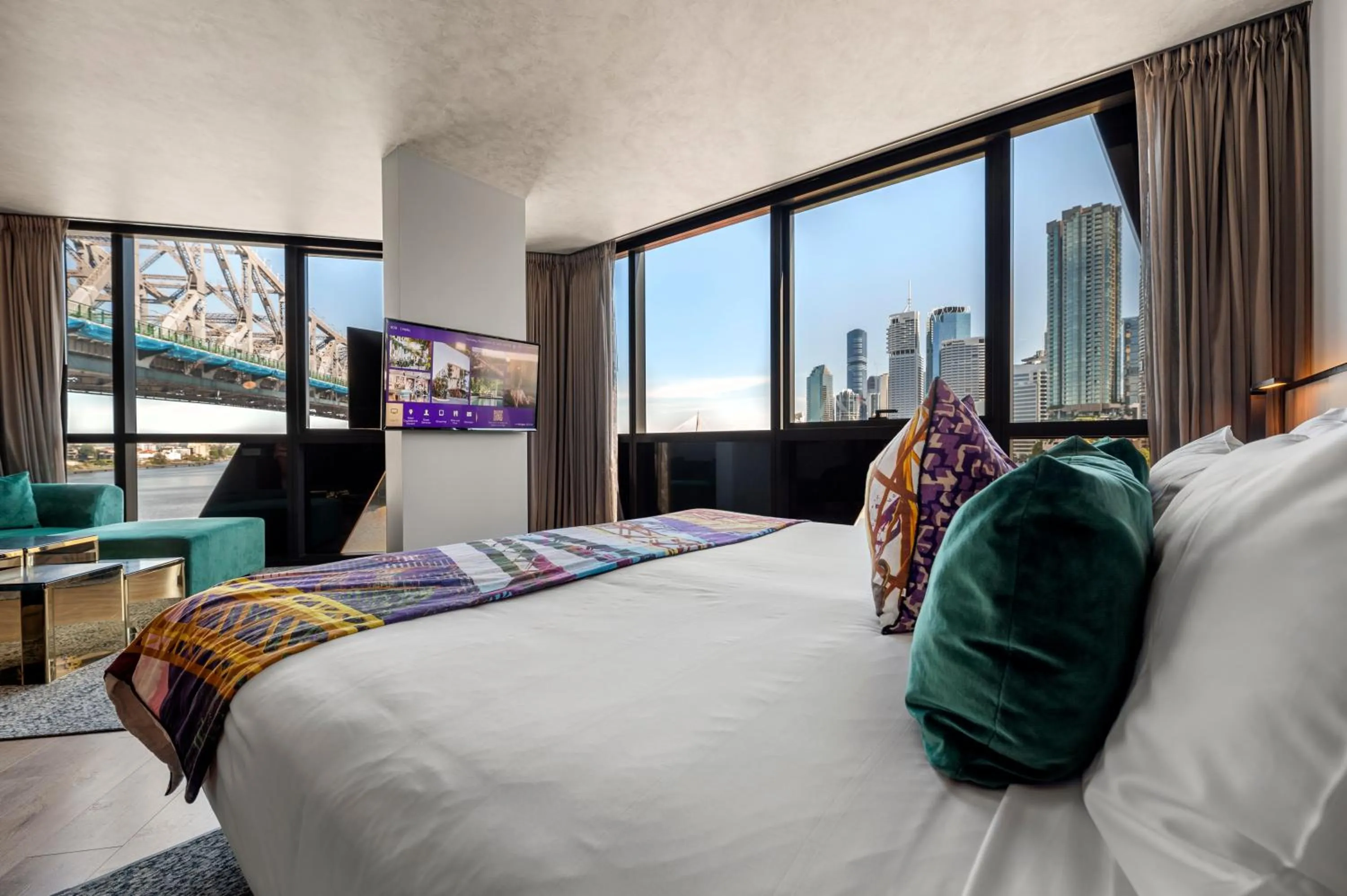 View (from property/room), Bed in Crystalbrook Vincent