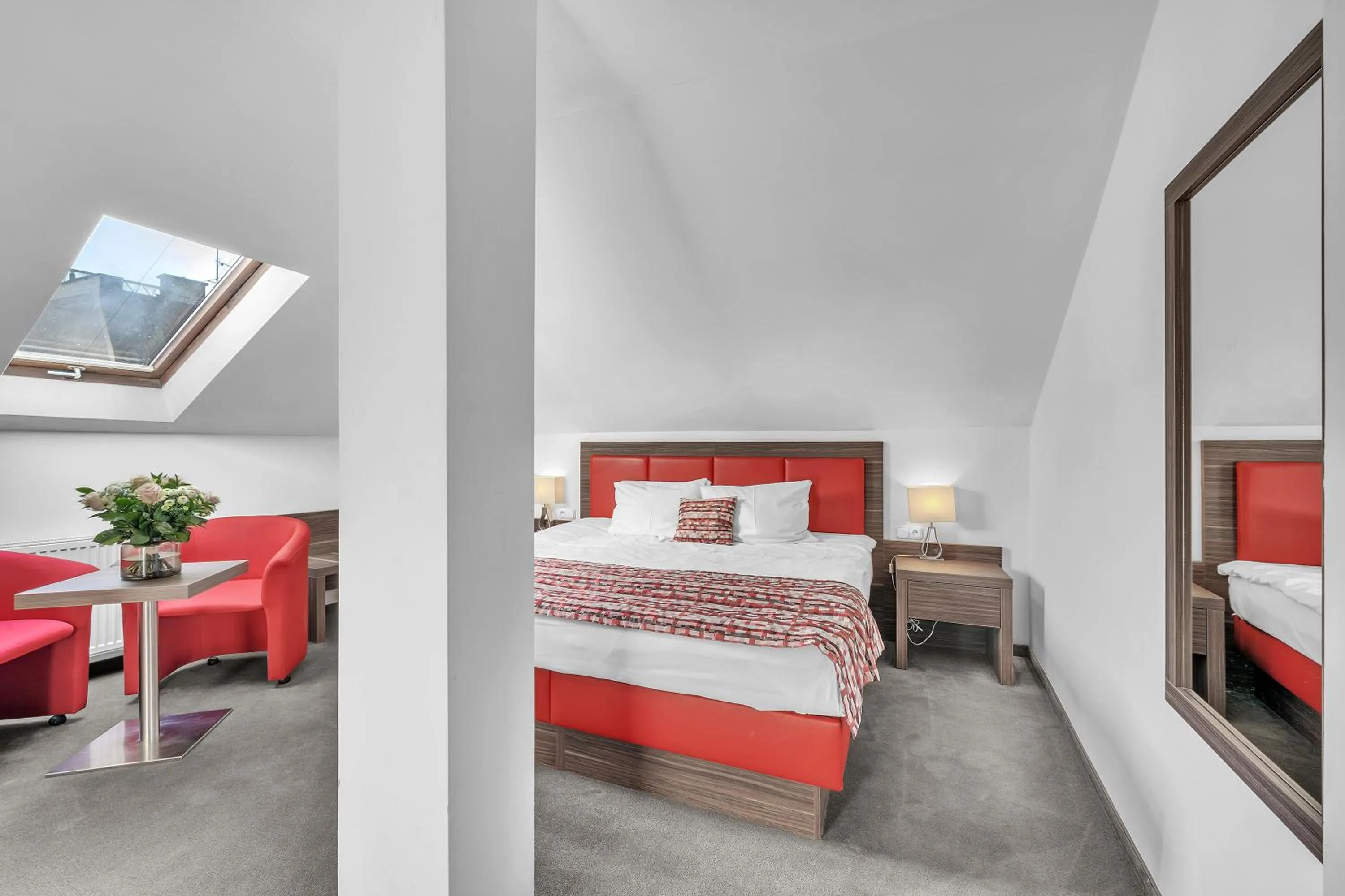 Bed in Hotel Nelly Kellys