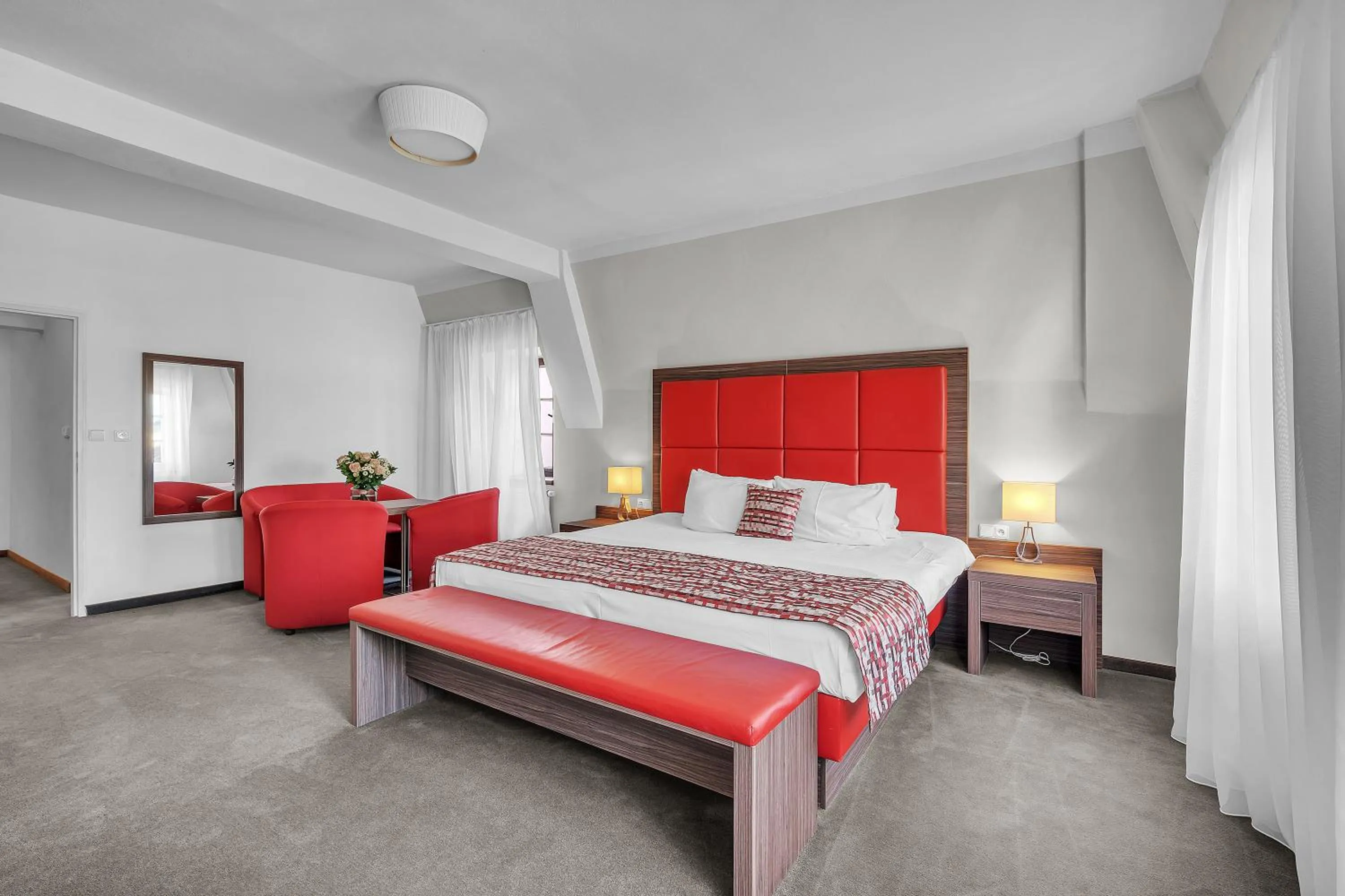 Bed in Hotel Nelly Kellys