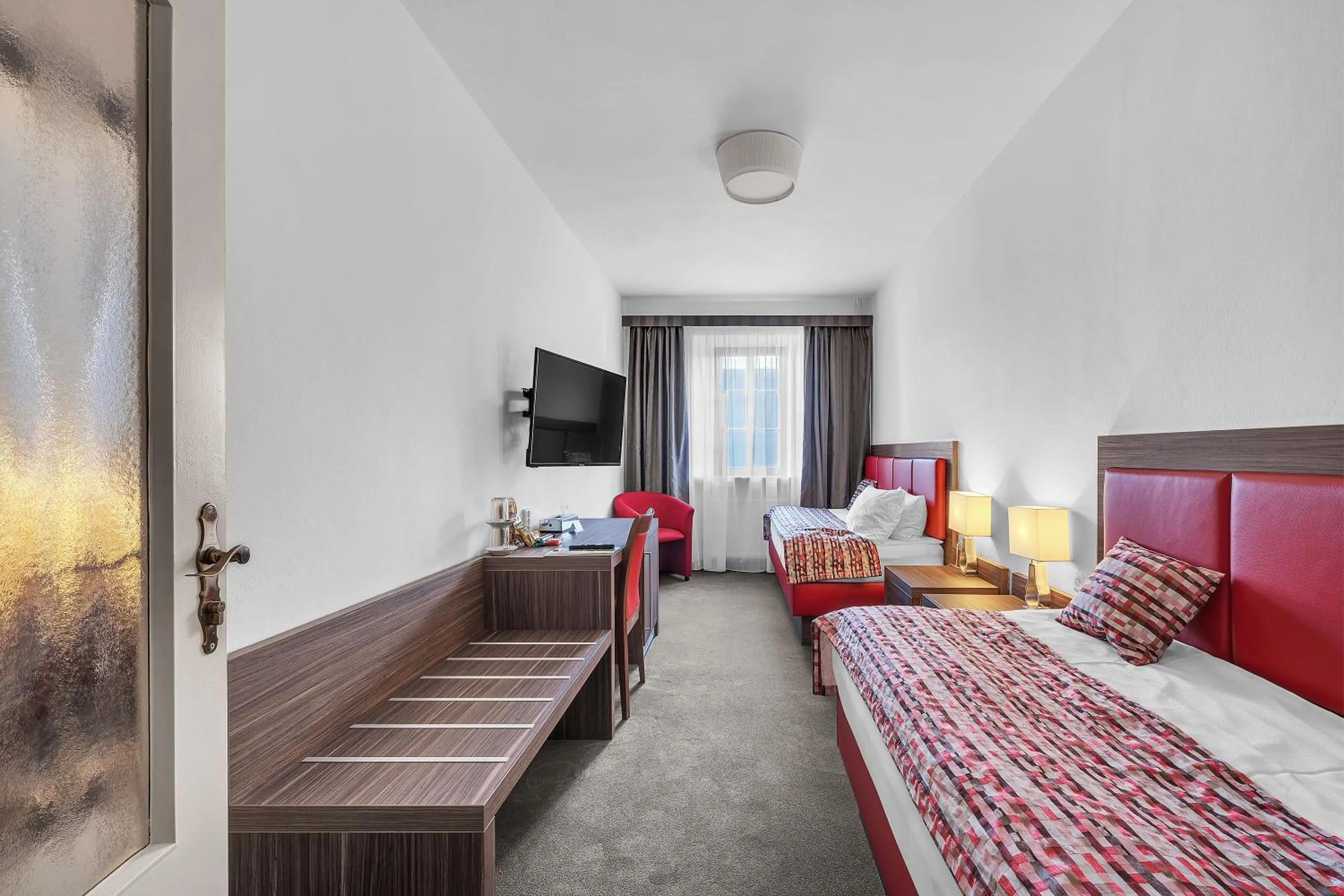 Bed in Hotel Nelly Kellys