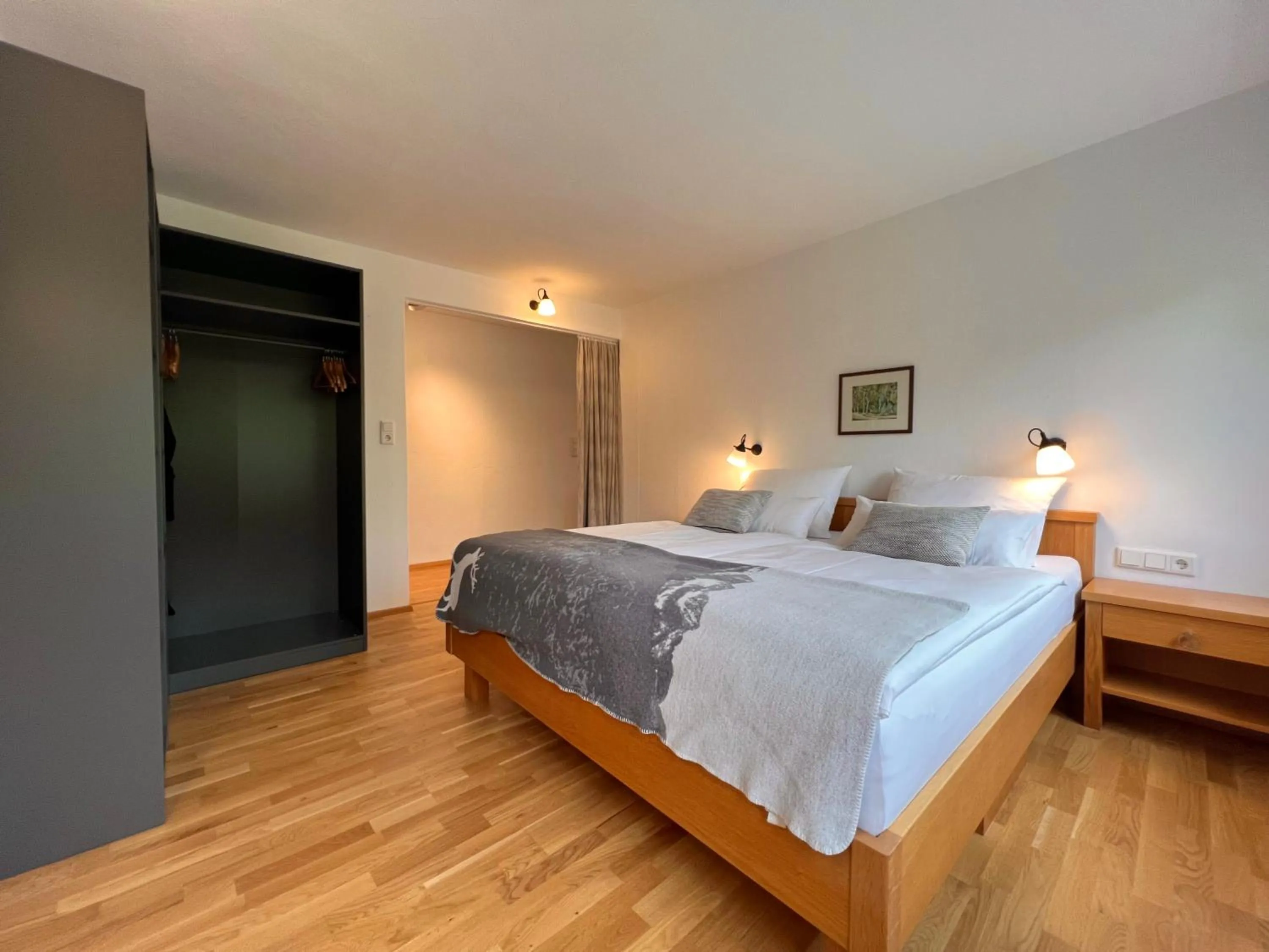 Bed in Hotel Berghof