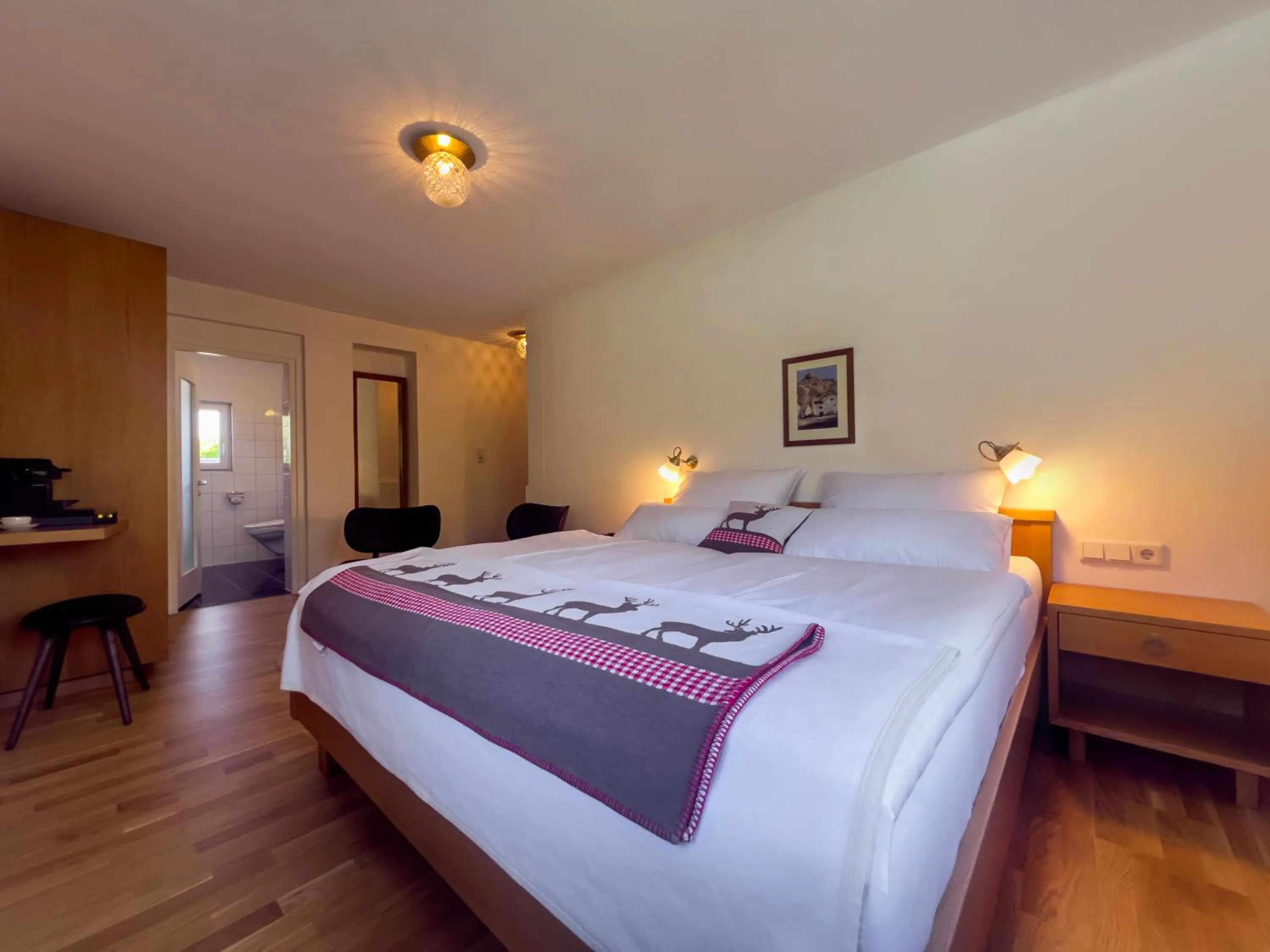 Photo of the whole room, Bed in Hotel Berghof