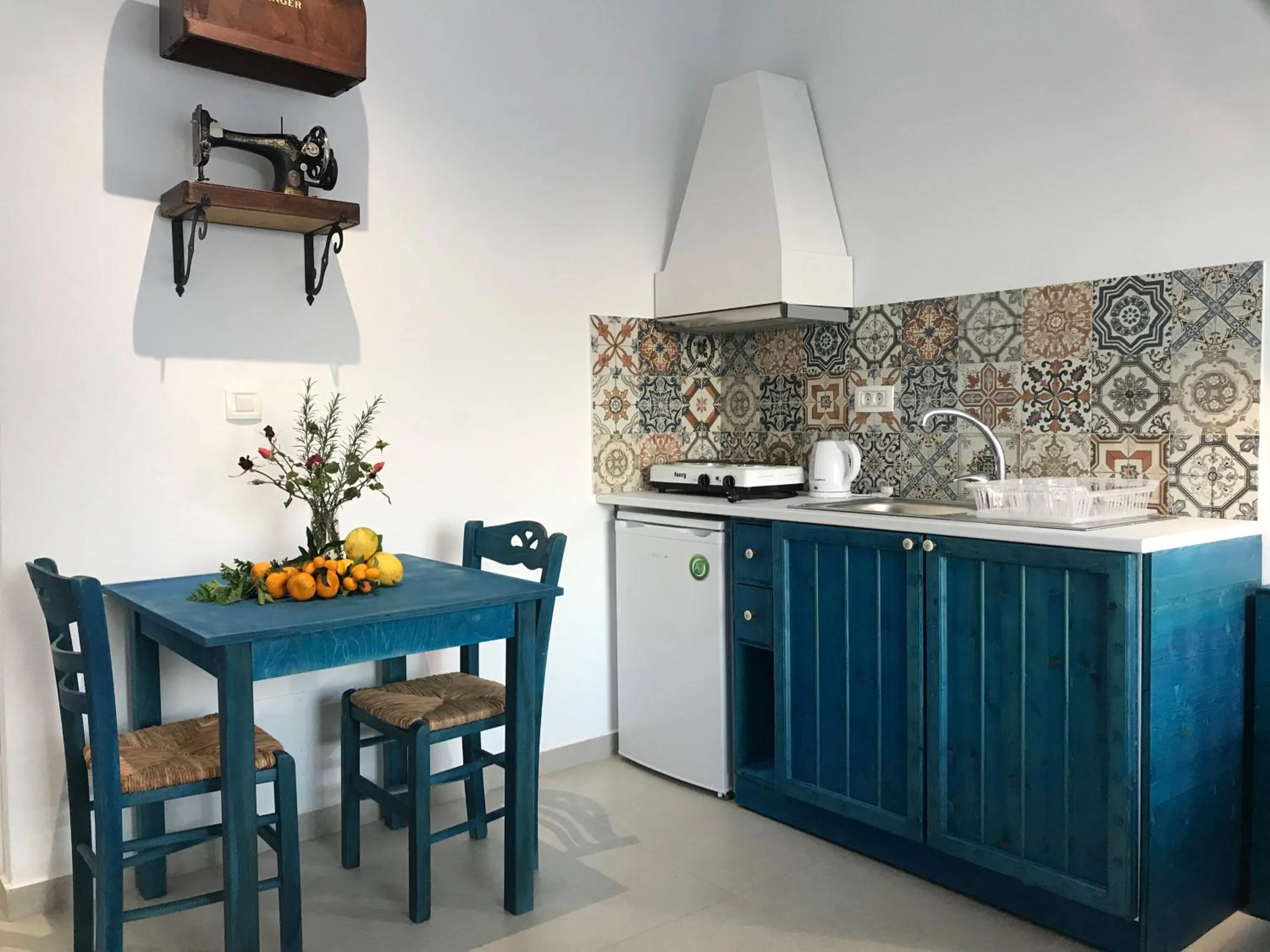 Kitchen or kitchenette in Filoxenia Apartments & Studios