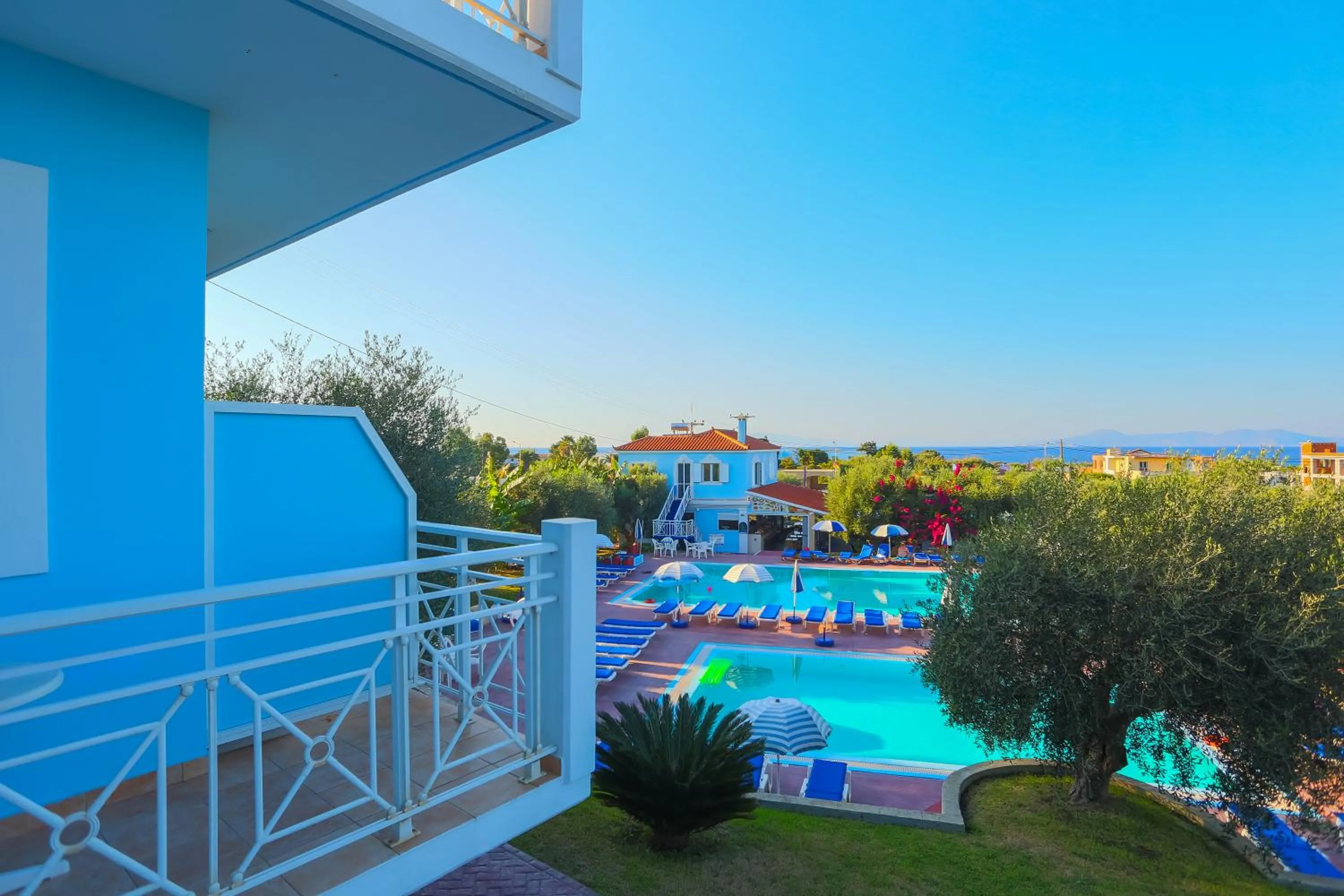 Pool view in Filoxenia Apartments & Studios