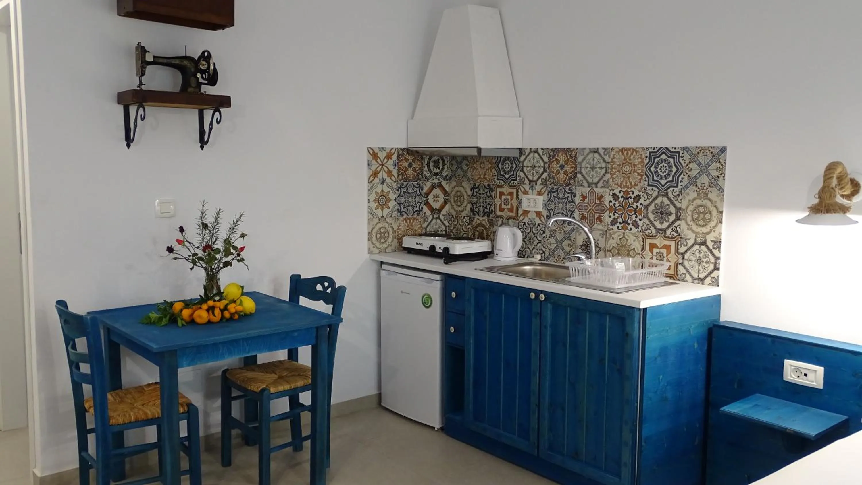 Kitchen or kitchenette in Filoxenia Apartments & Studios
