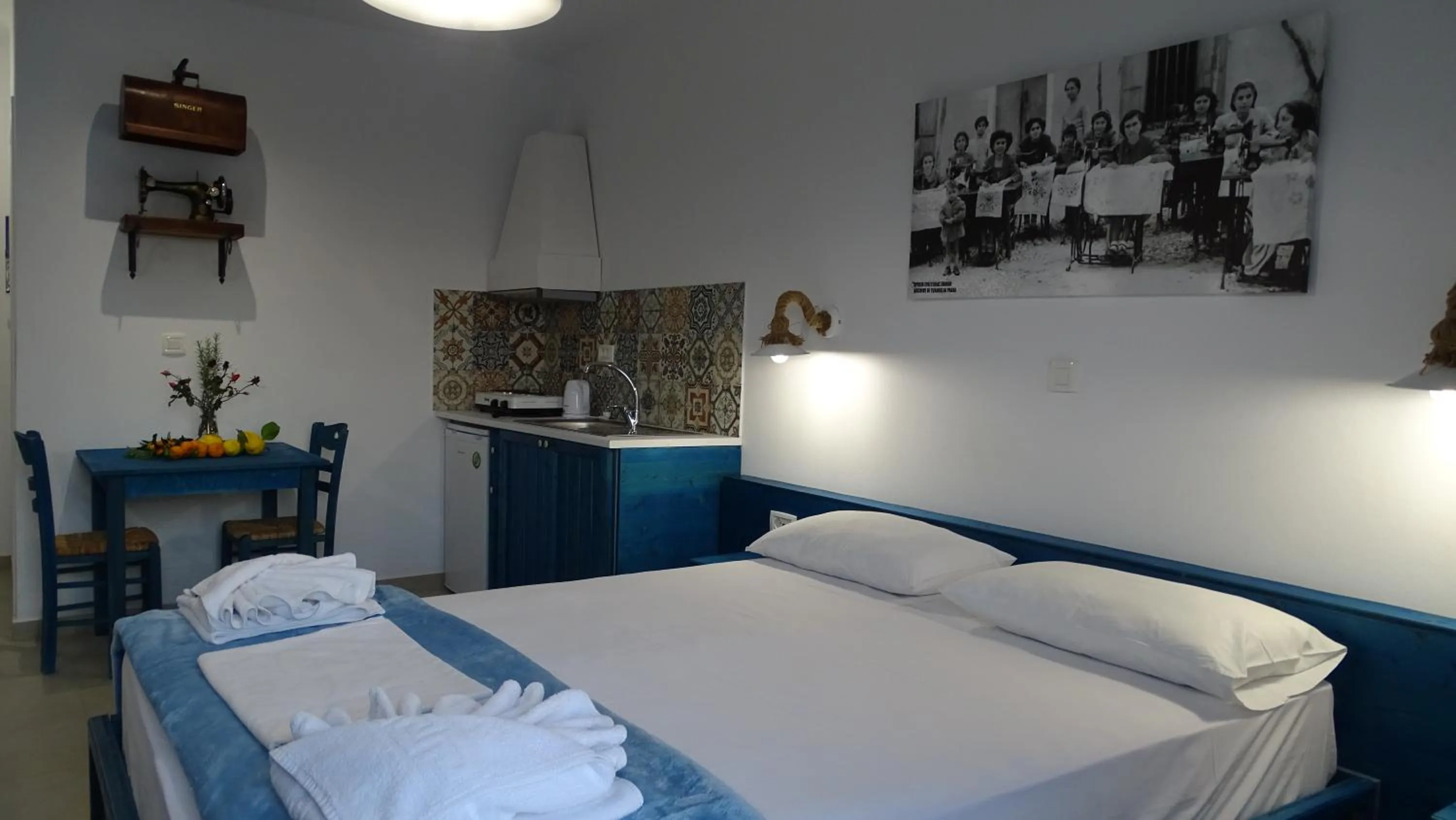 Bed in Filoxenia Apartments & Studios