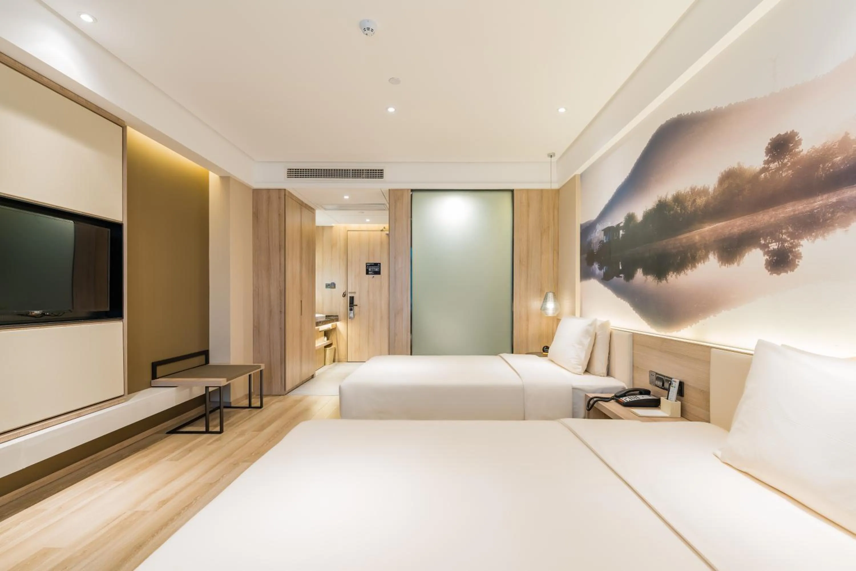 Bed in Atour Hotel (Nanjing Xingang Development Area)
