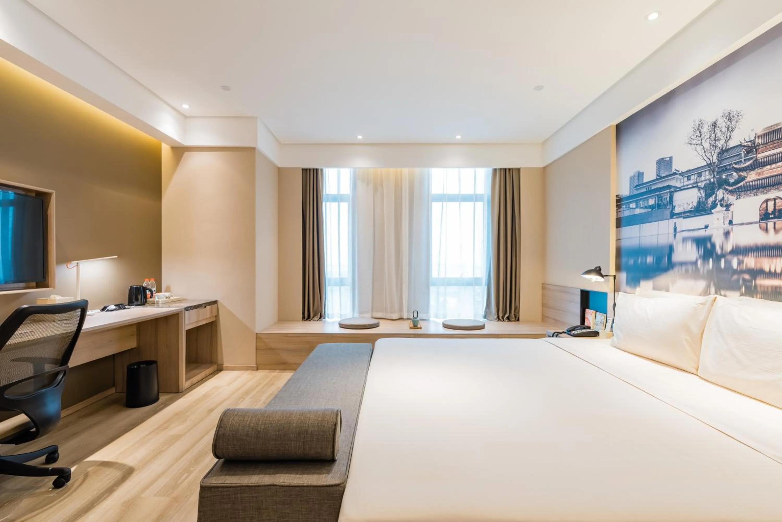 Bed in Atour Hotel (Nanjing Xingang Development Area)