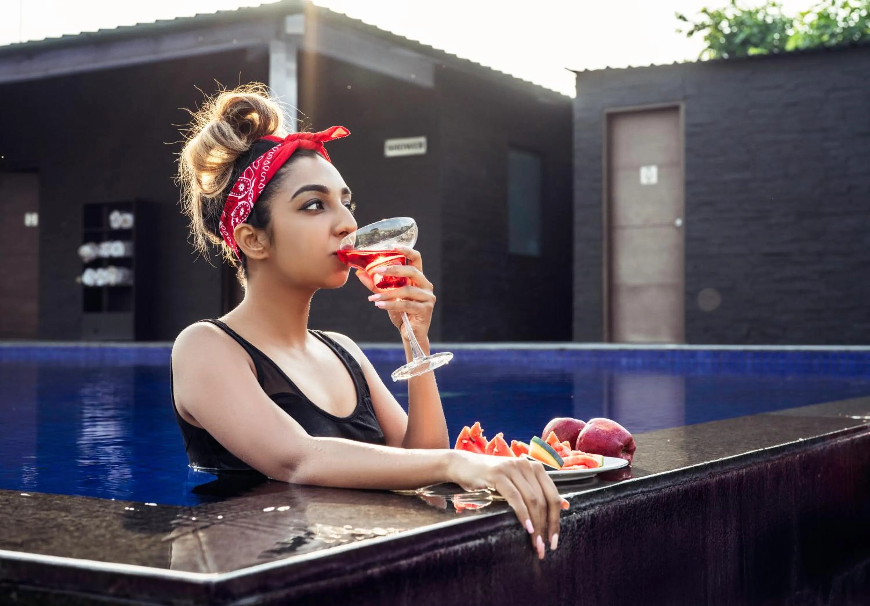 People in Amatra By The Ganges