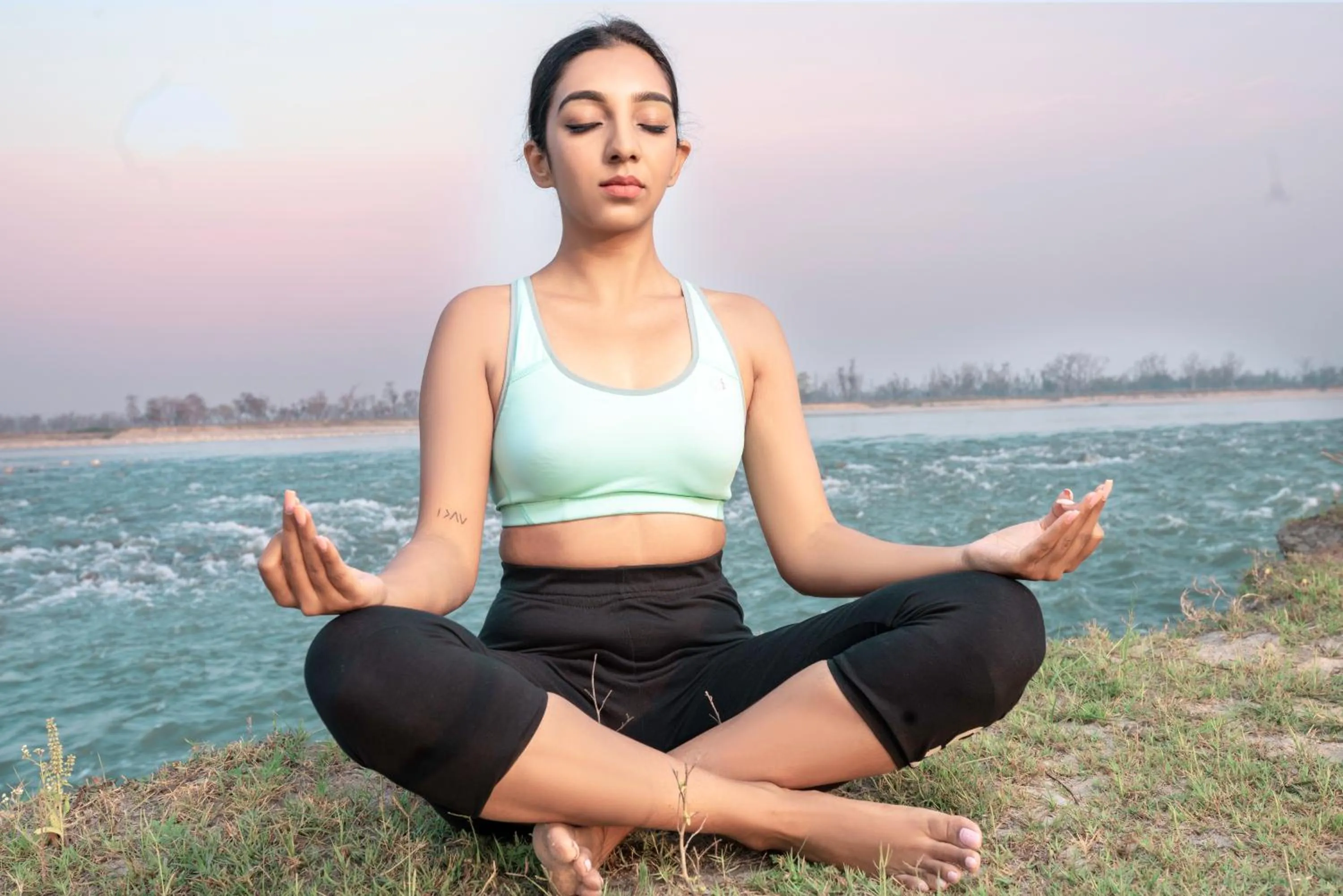 People in Amatra By The Ganges