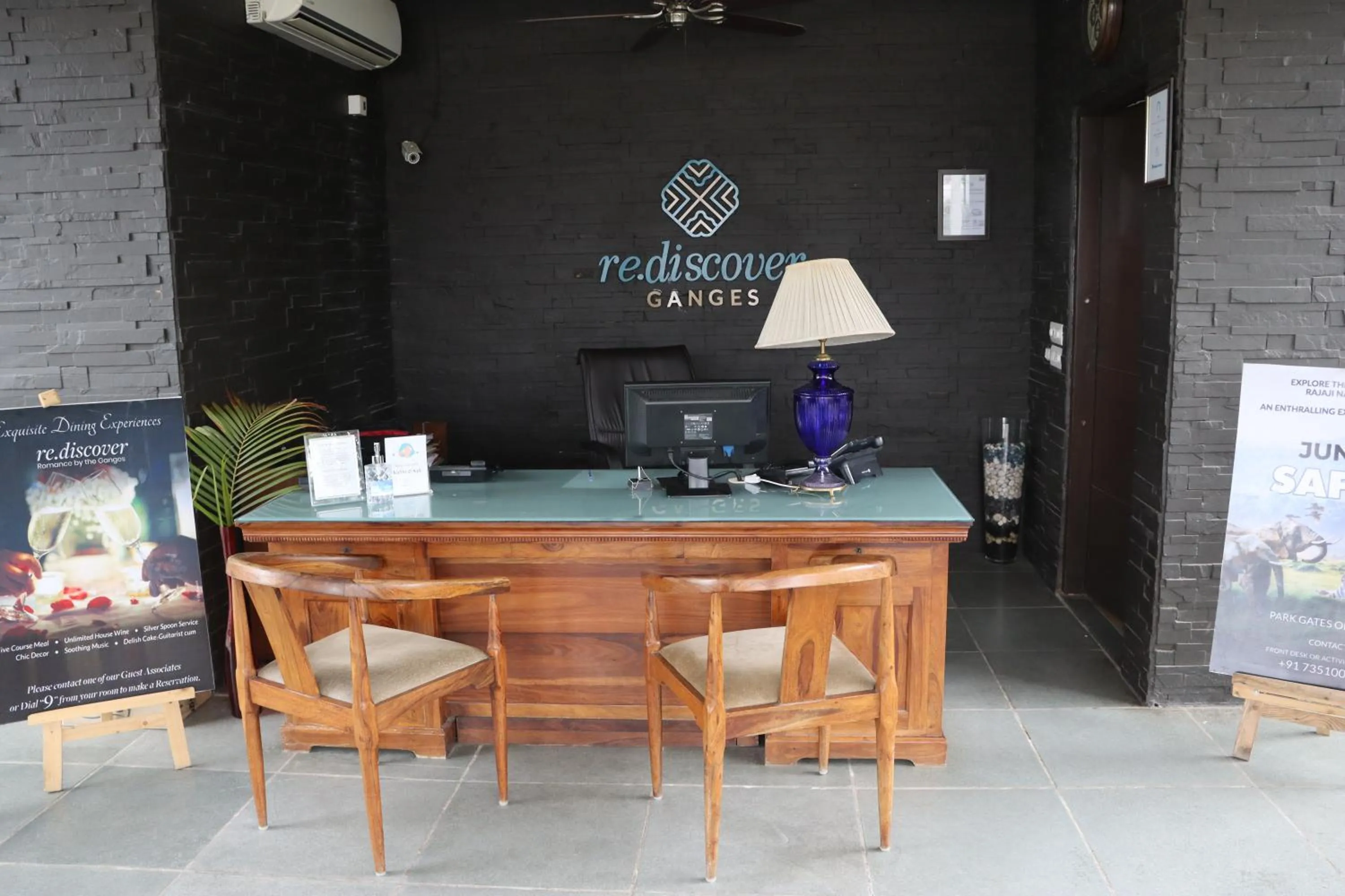 Lobby or reception in Amatra By The Ganges