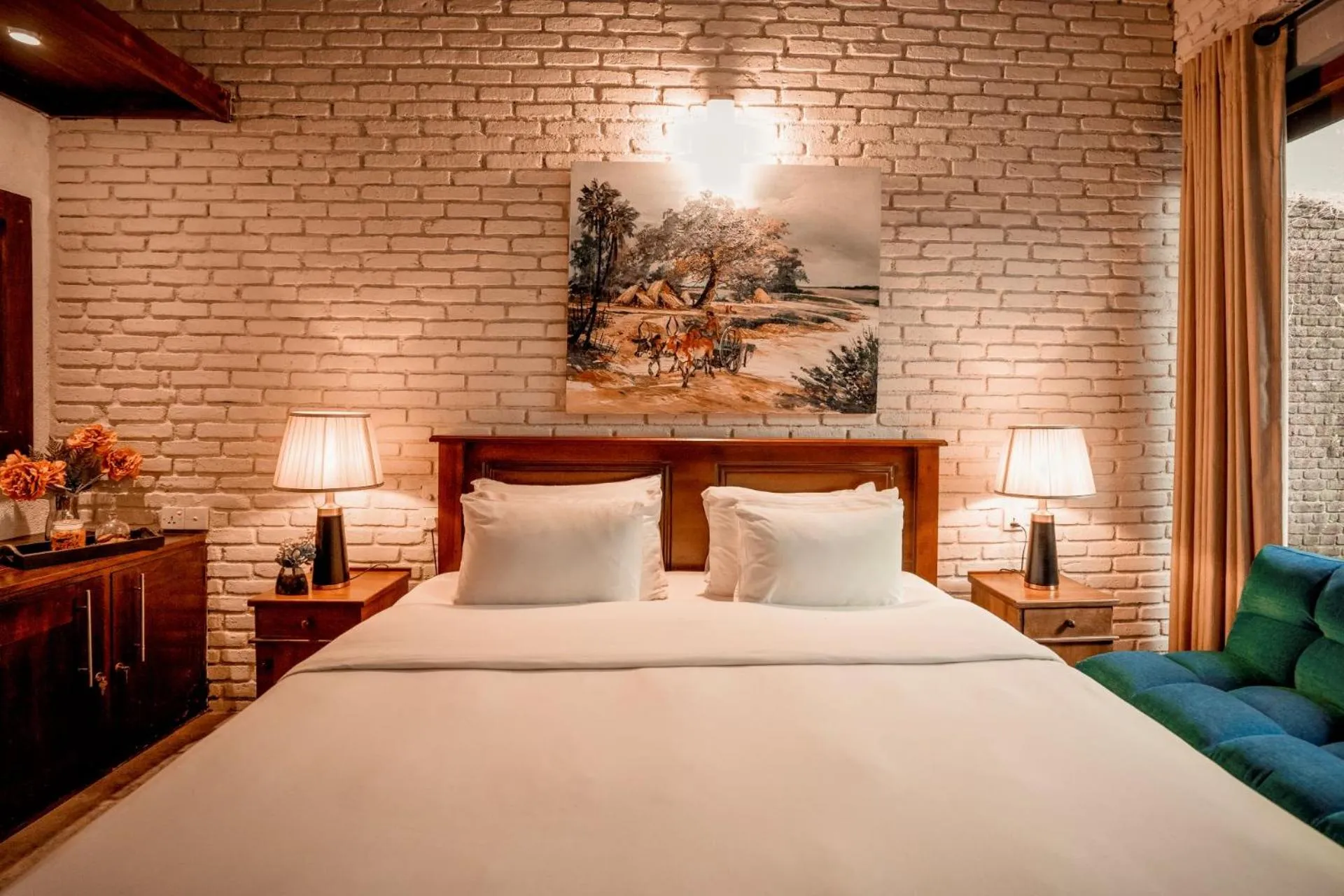 Bed in Arsulana Eco Lodge & Spa