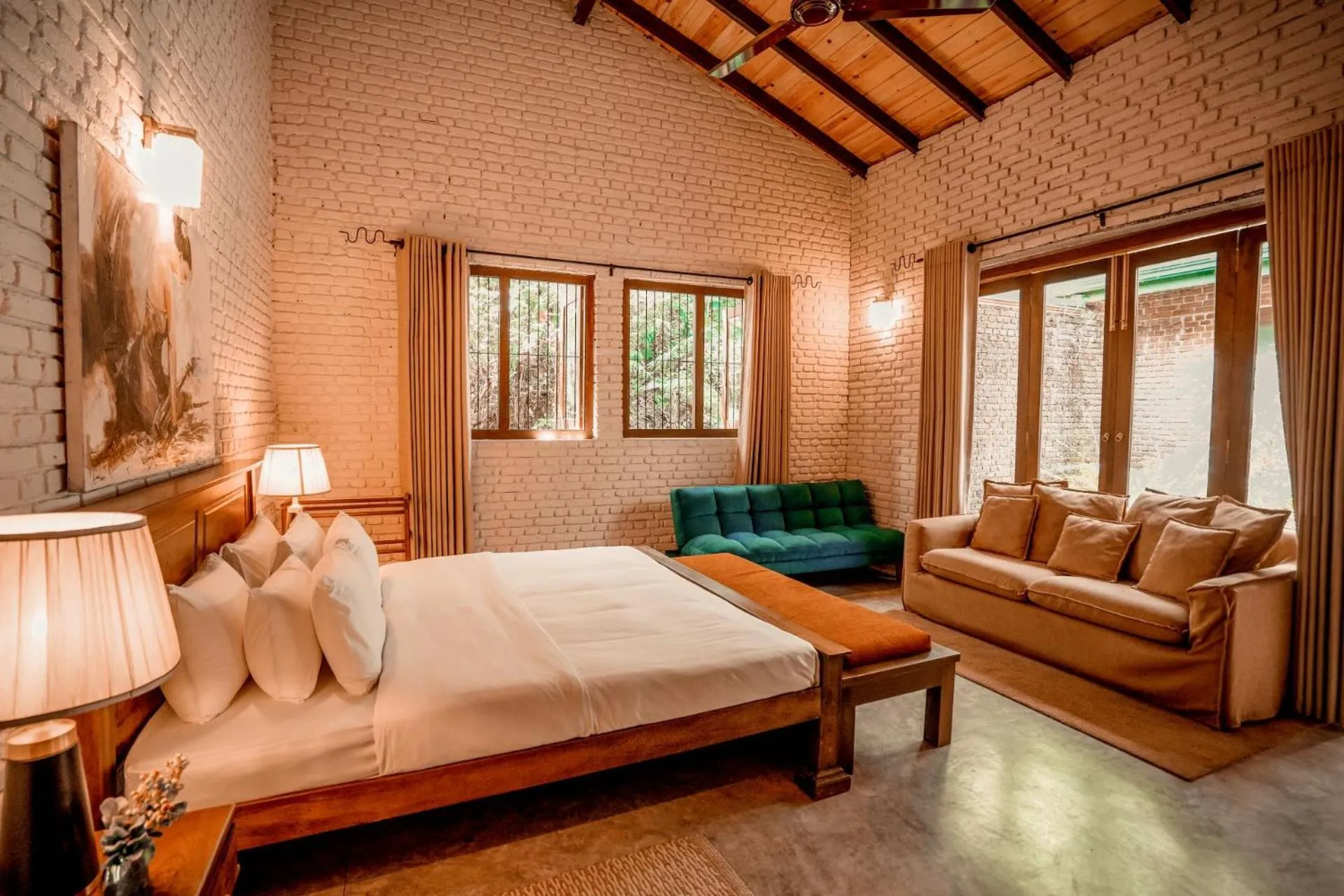 Bed in Arsulana Eco Lodge & Spa