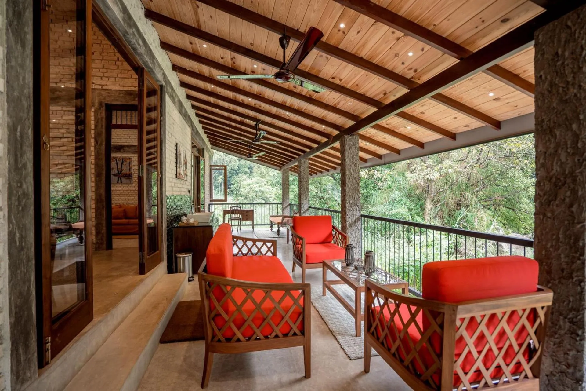 Patio in Arsulana Eco Lodge & Spa