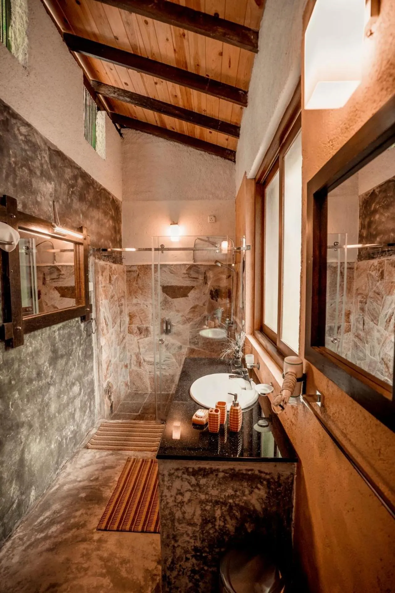 Bathroom in Arsulana Eco Lodge & Spa