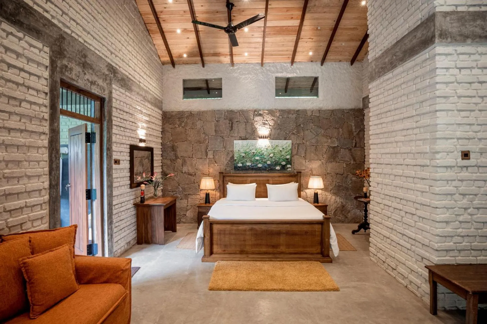 Bed in Arsulana Eco Lodge & Spa