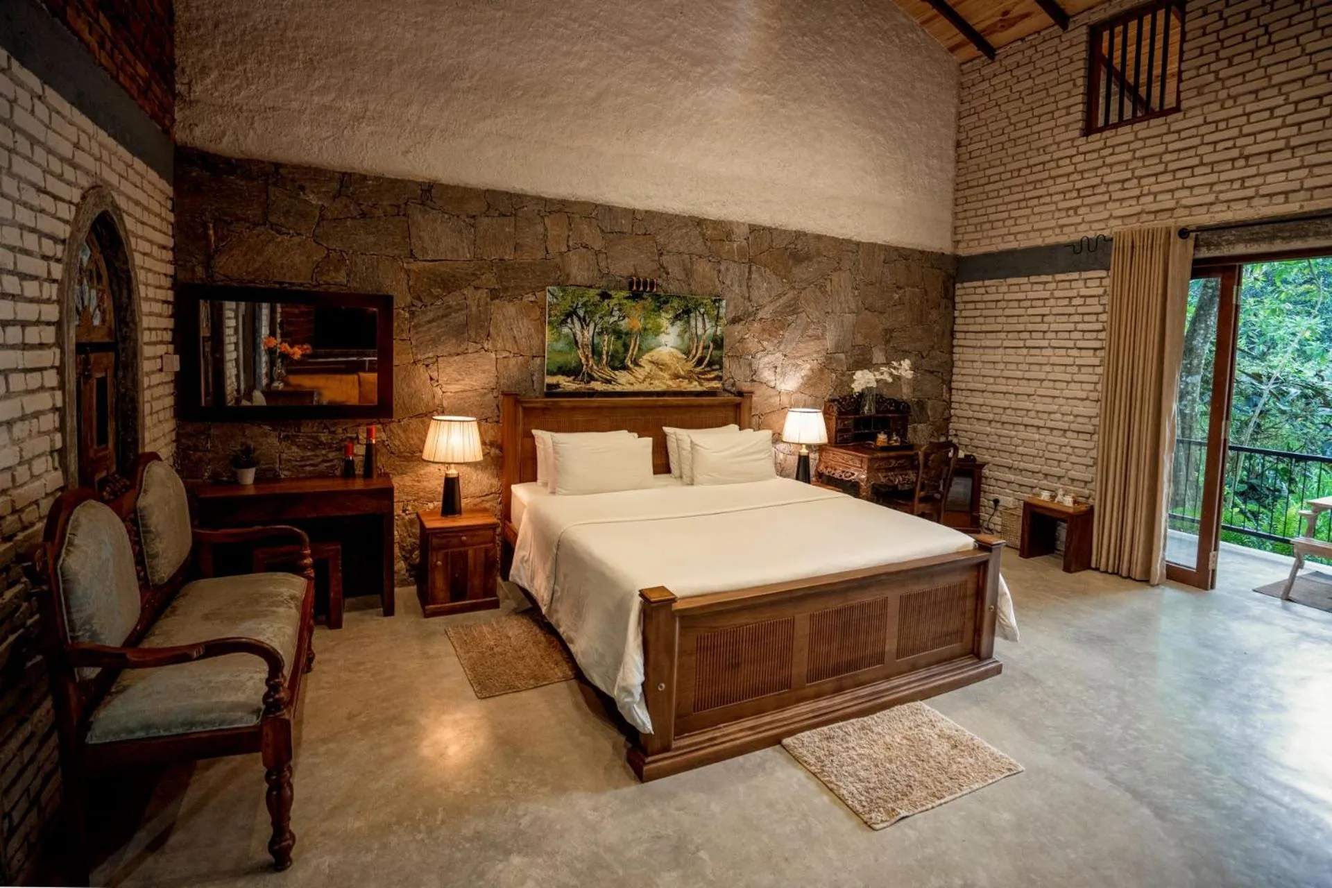 View (from property/room), Bed in Arsulana Eco Lodge & Spa