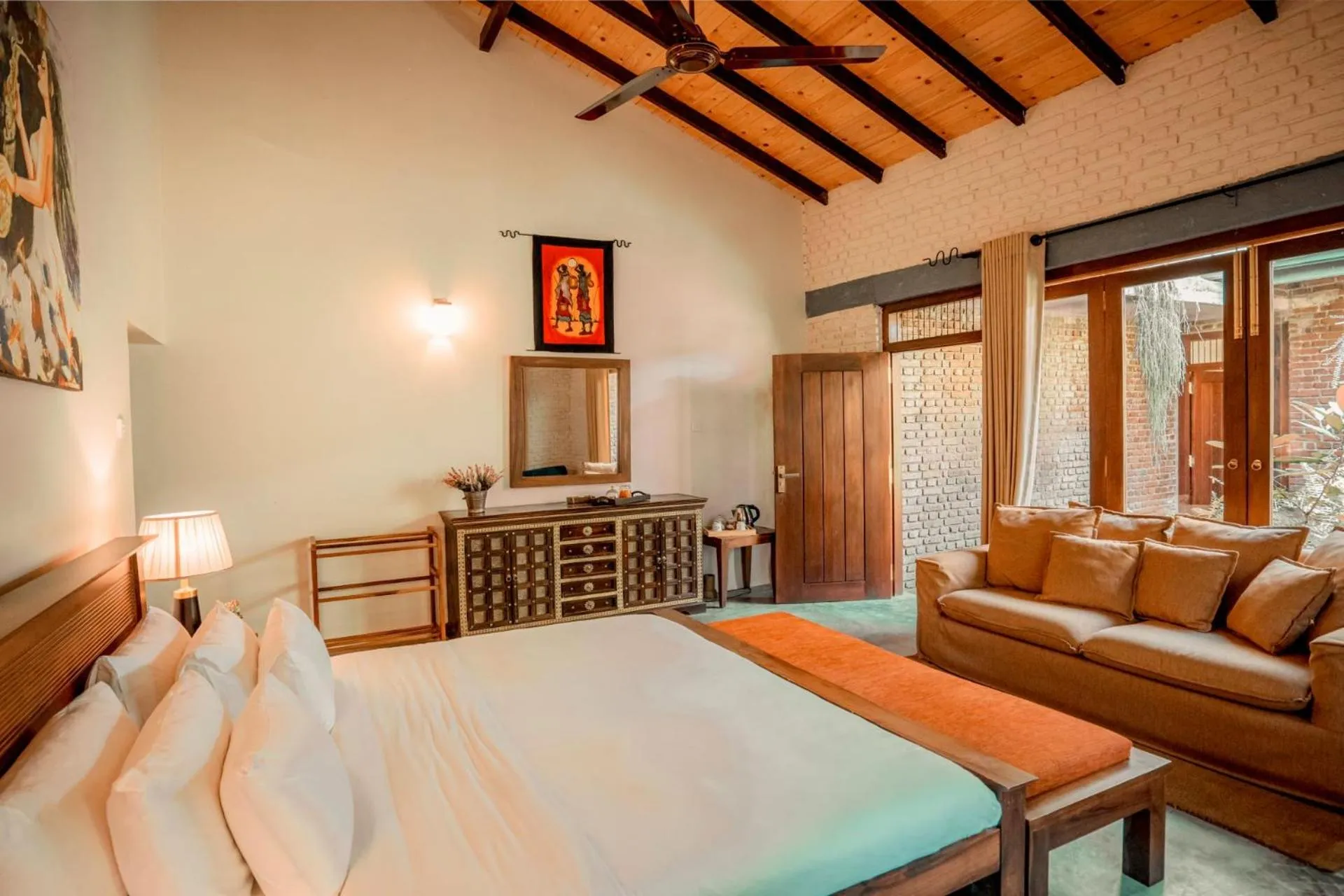 Bed in Arsulana Eco Lodge & Spa