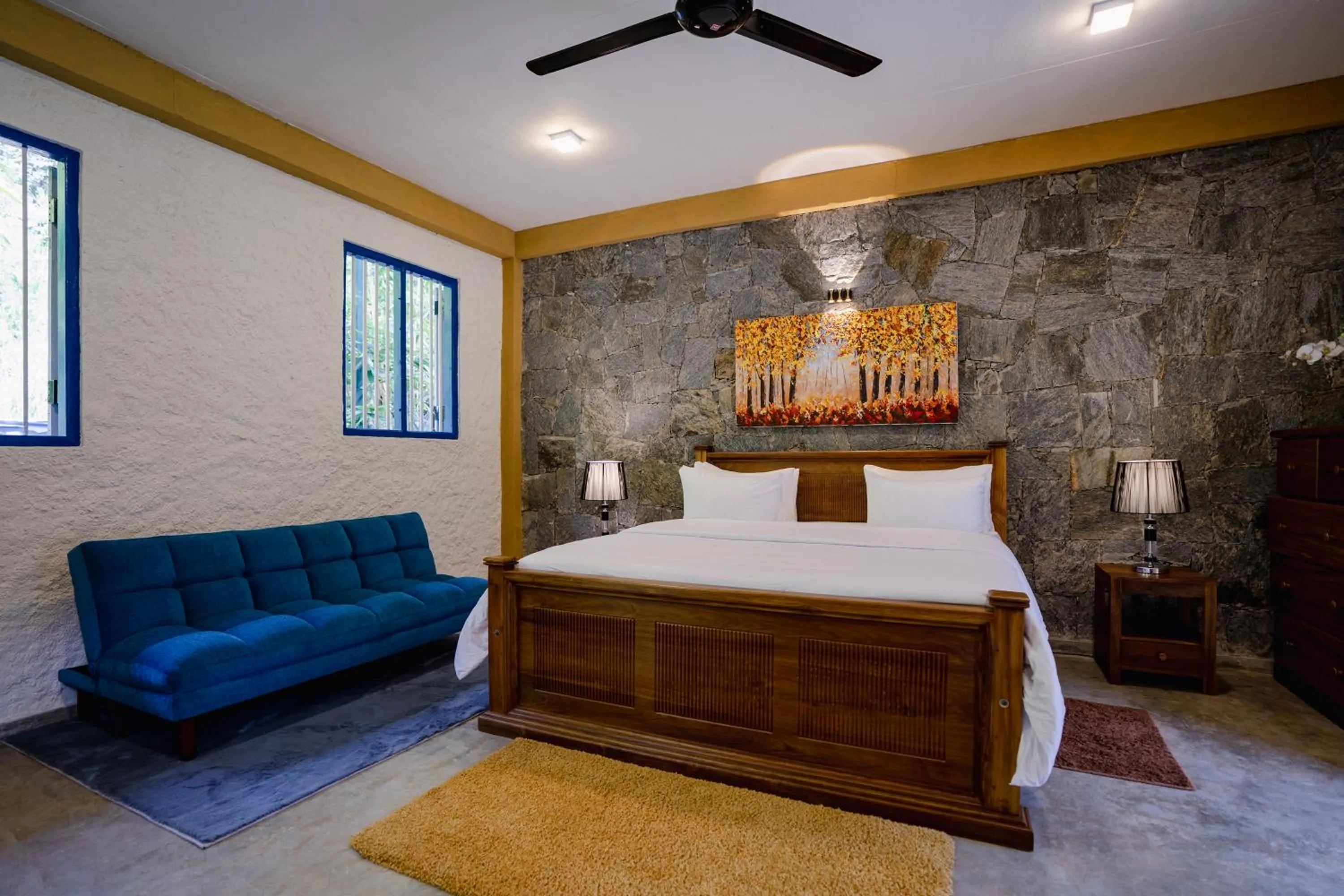 Bed in Arsulana Eco Lodge & Spa