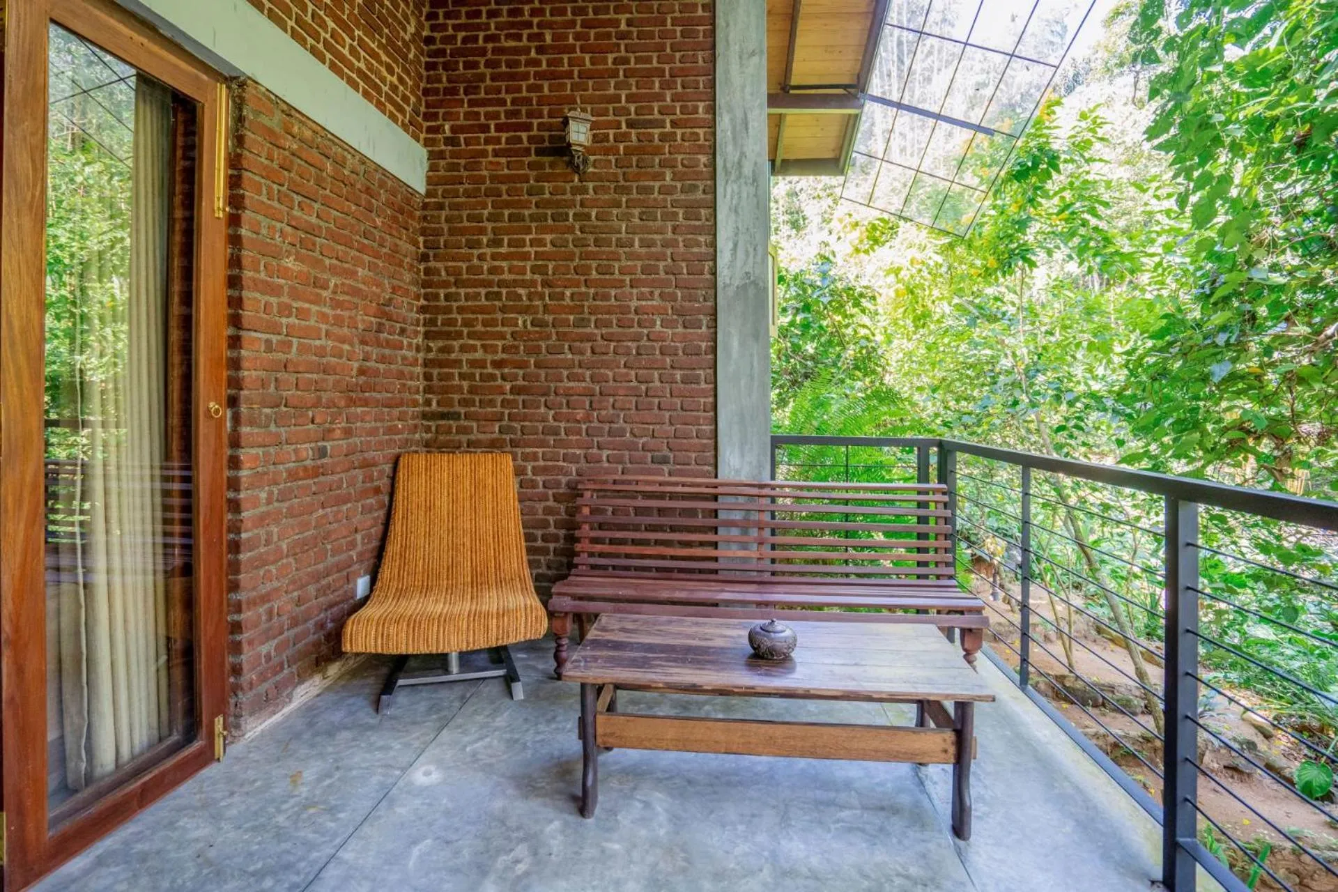 Patio in Arsulana Eco Lodge & Spa
