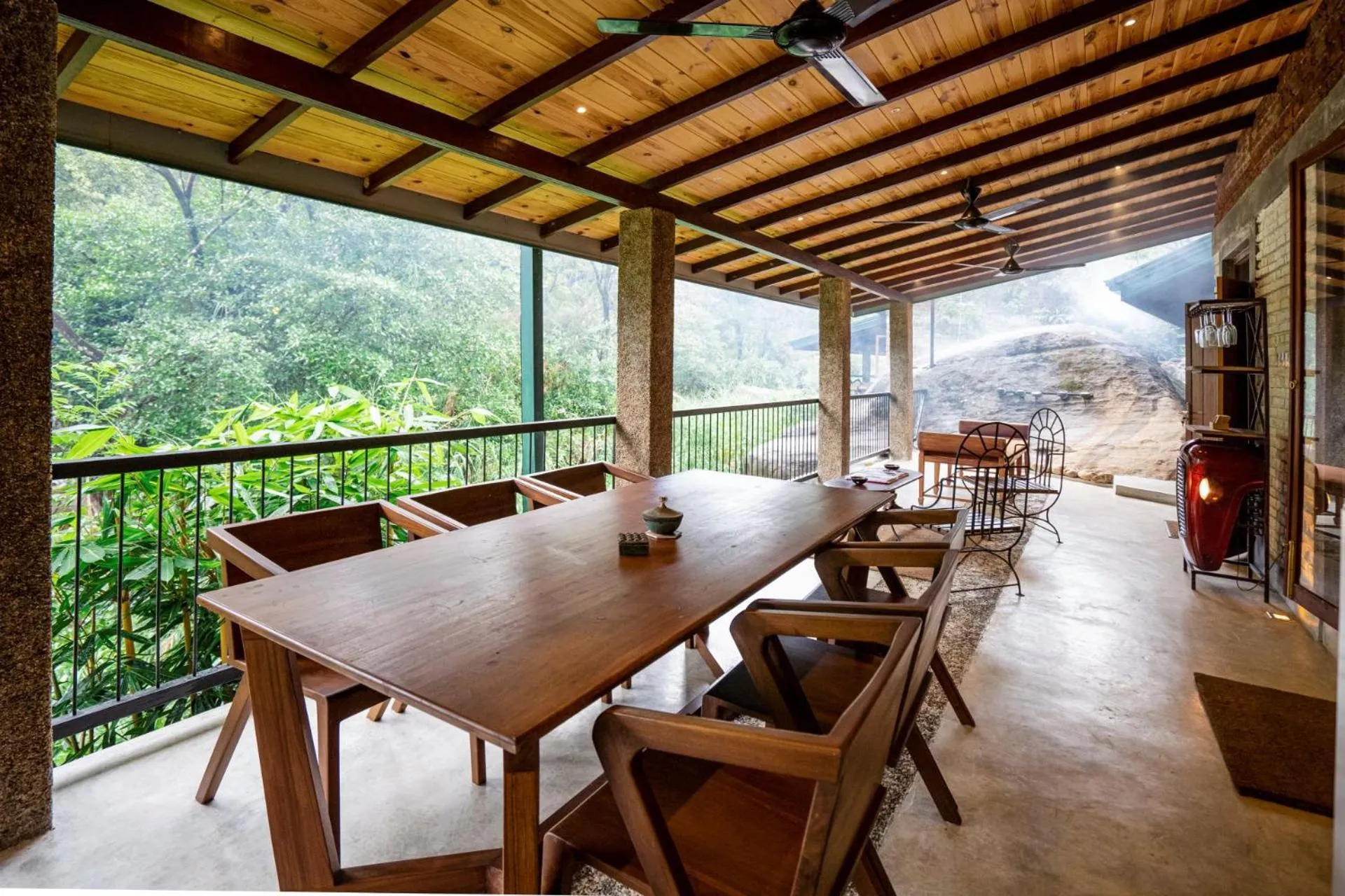 Balcony/Terrace in Arsulana Eco Lodge & Spa
