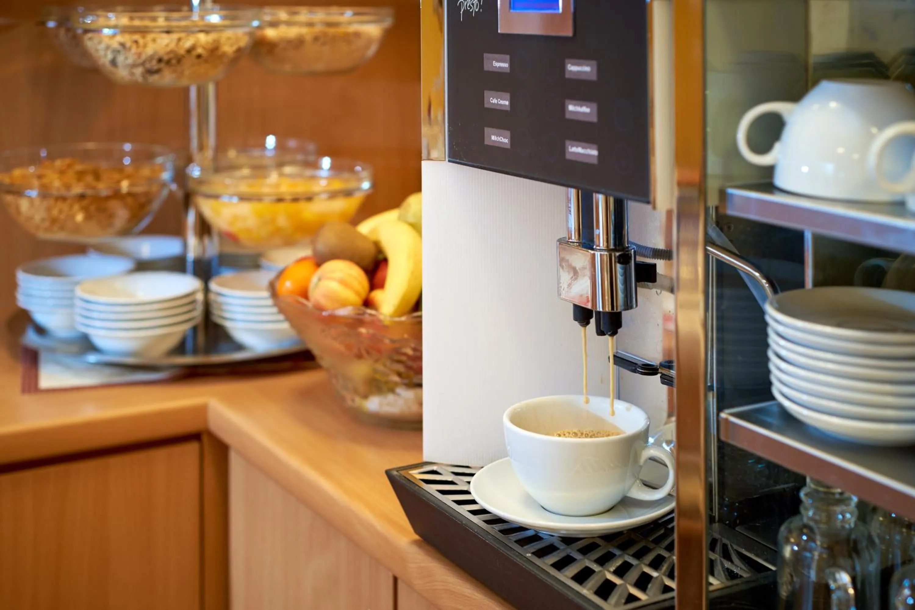 Continental breakfast in Apparthotel Minerva Diana Octavia