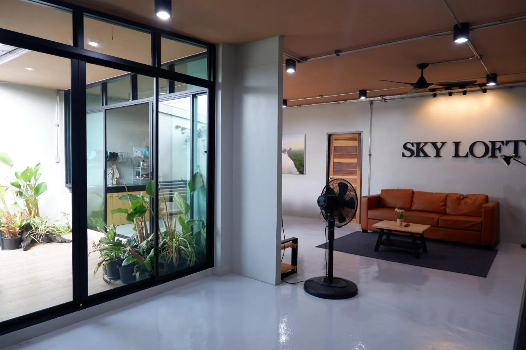 Living room in Otter House