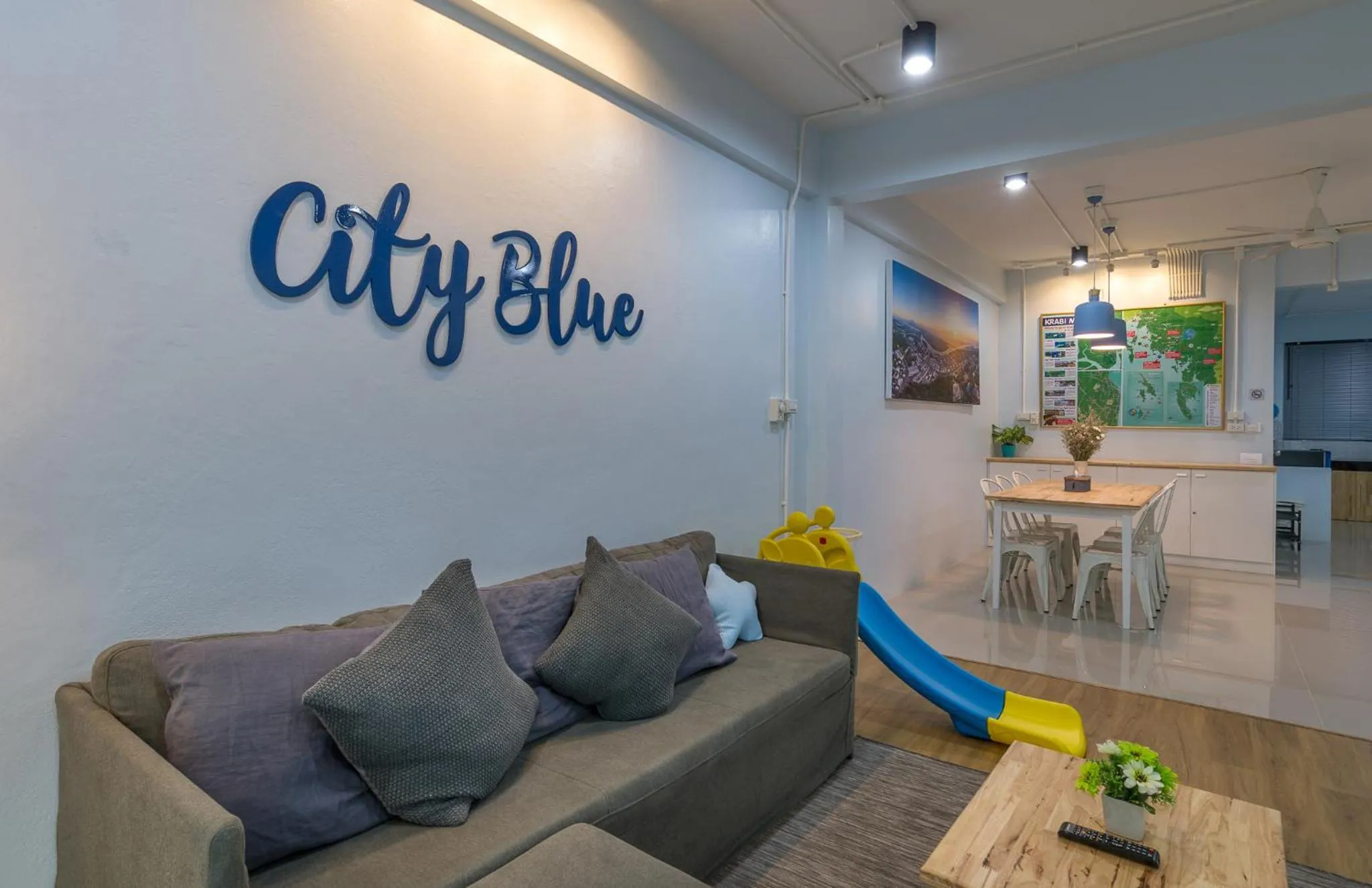 Living room in Otter House