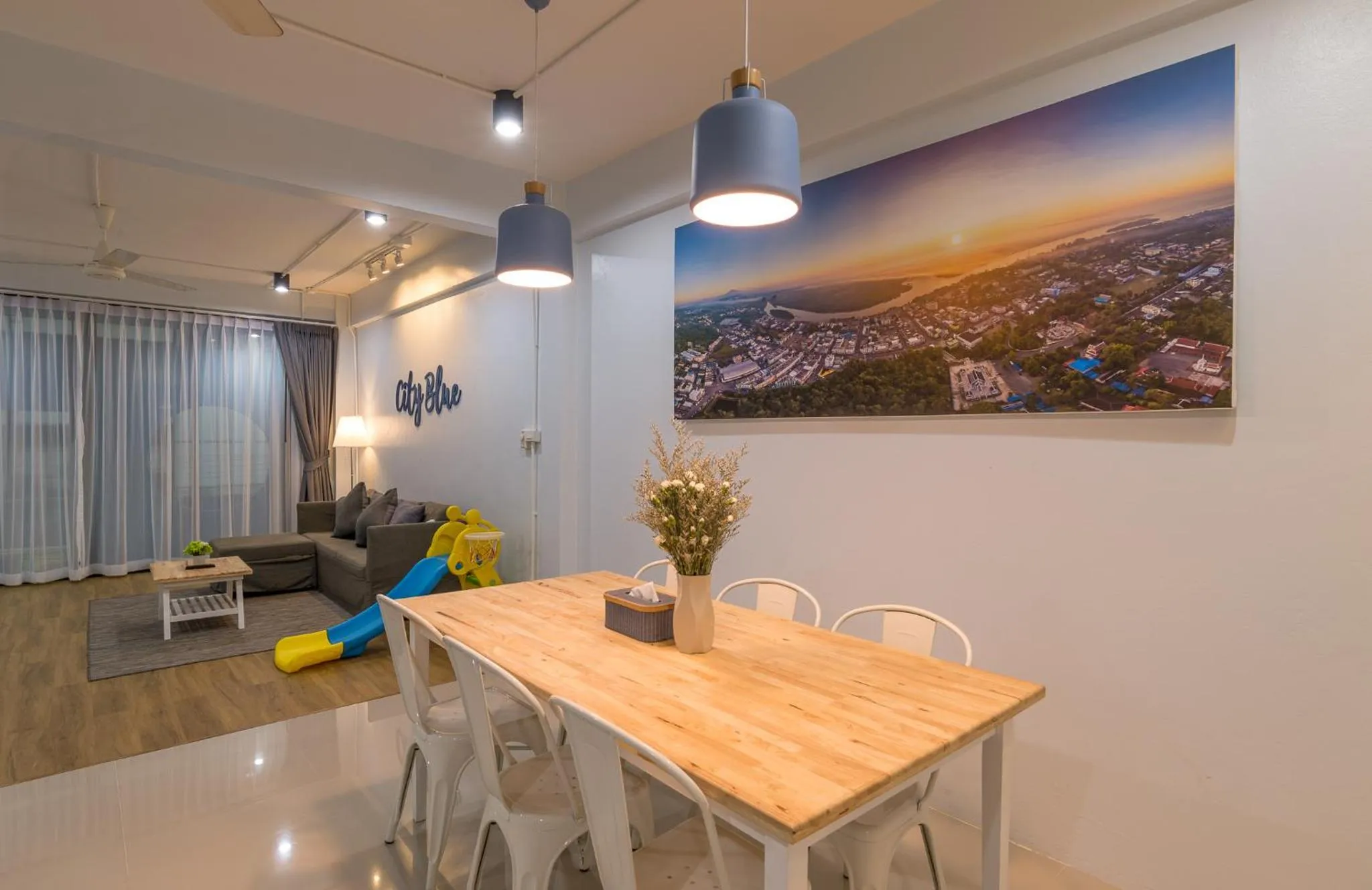 Living room in Otter House